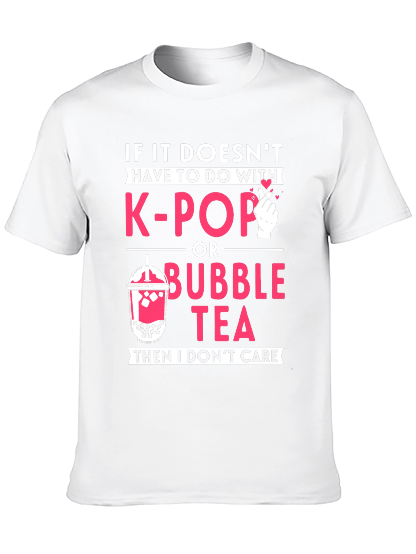 K-Pop & Bubble Tea T-Shirt - Funny Novelty Tee