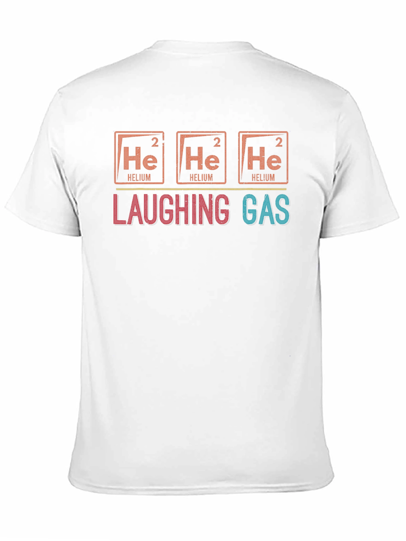 Laughing Gas Helium Periodic Table Graphic T-Shirt