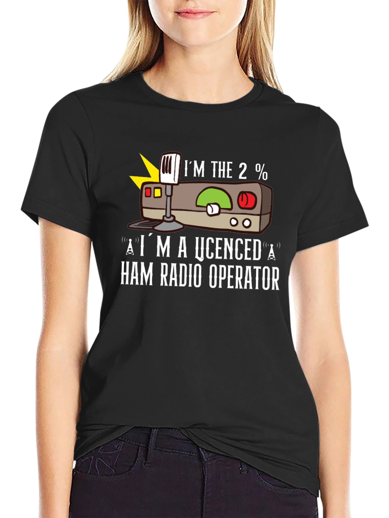 Ham Radio Operator T-Shirt - Im the 2%