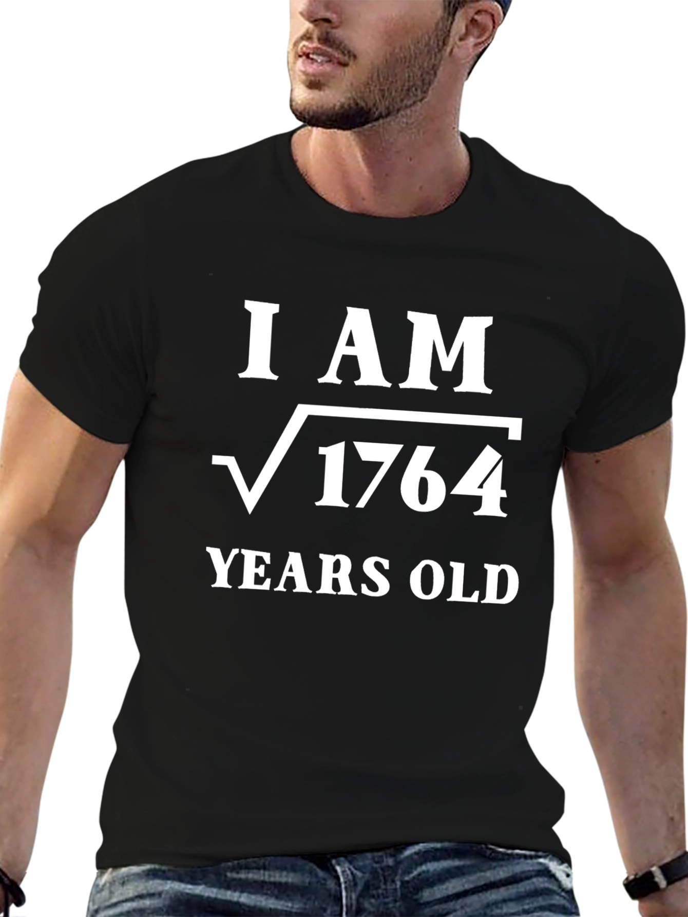 I Am Root 1764 Years Old Black T-Shirt