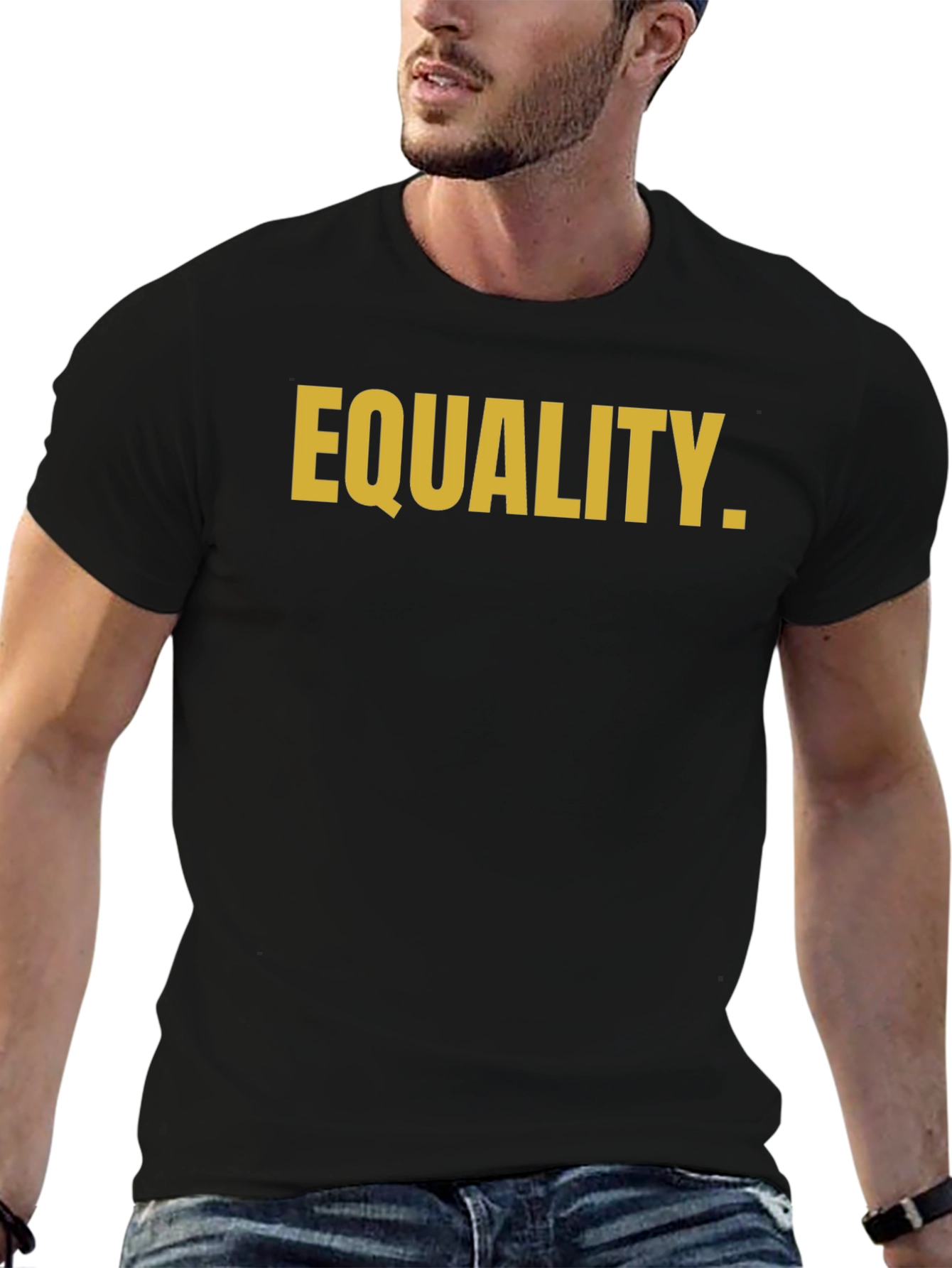 Equality Graphic Print T-Shirt - Mens Casual Tee