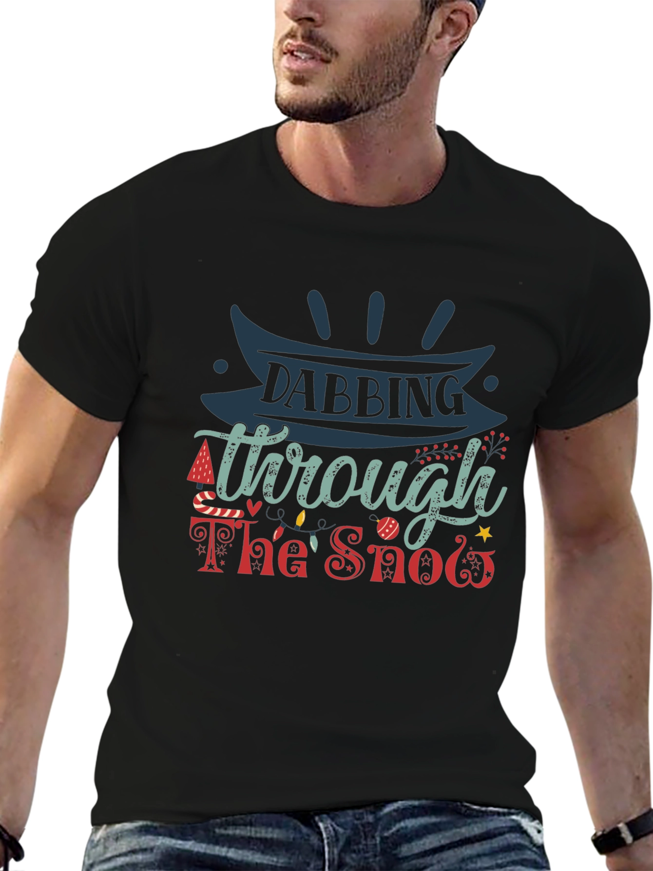 Dabbing Through The Snow Christmas T-Shirt