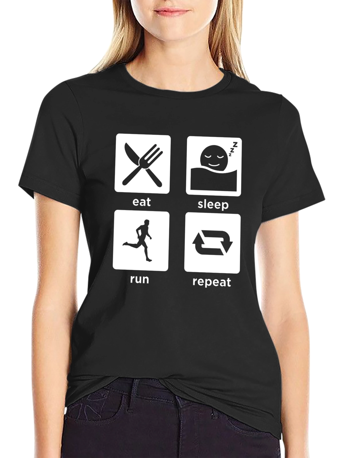 Eat Sleep Run Repeat T-Shirt