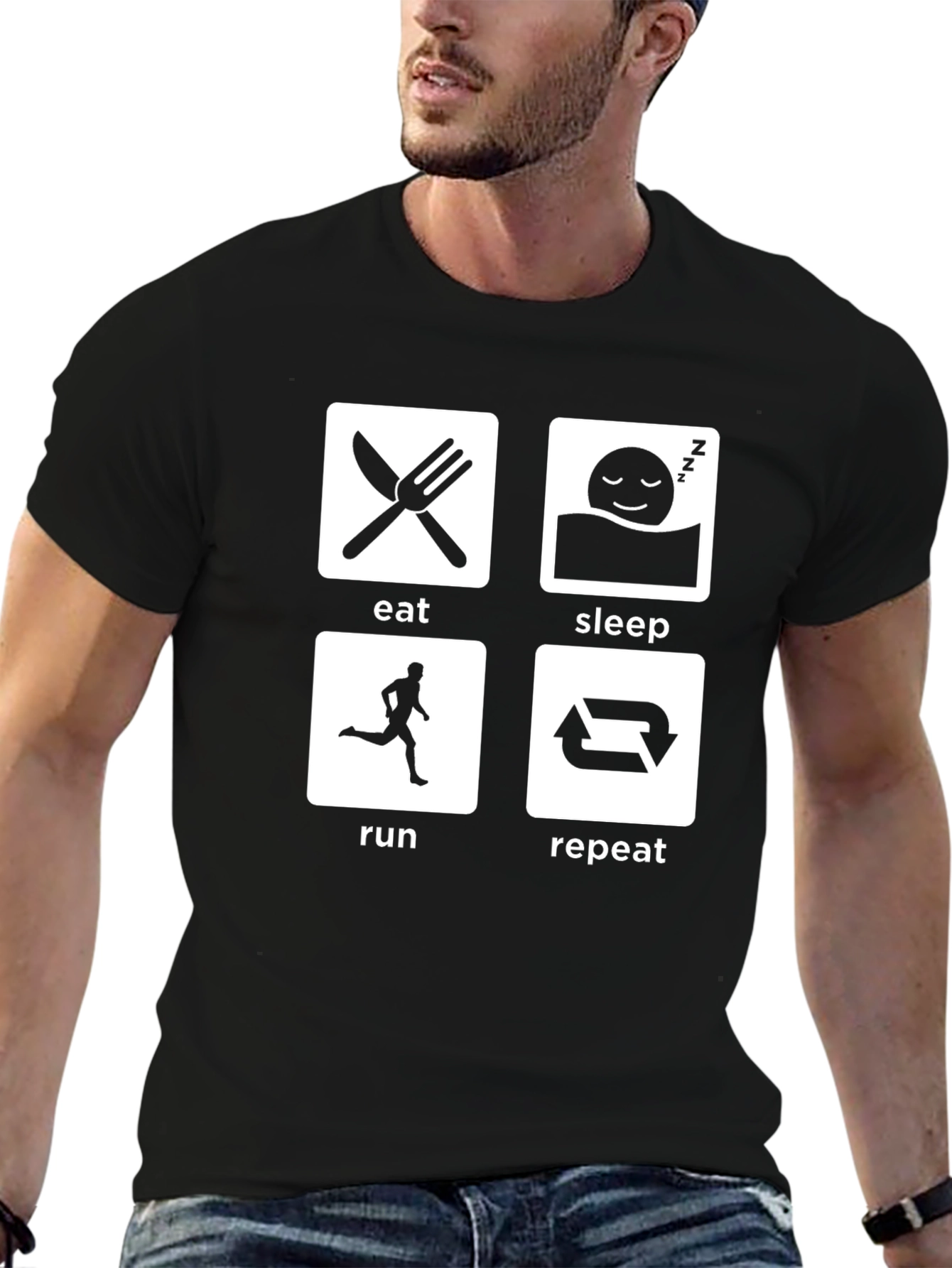 Eat Sleep Run Repeat T-Shirt