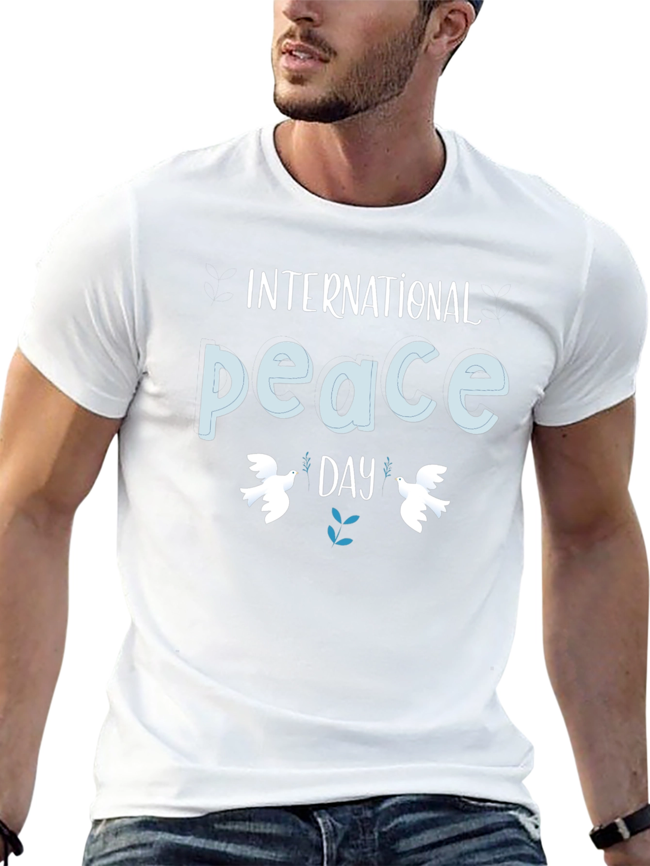 International Peace Day Black T-Shirt