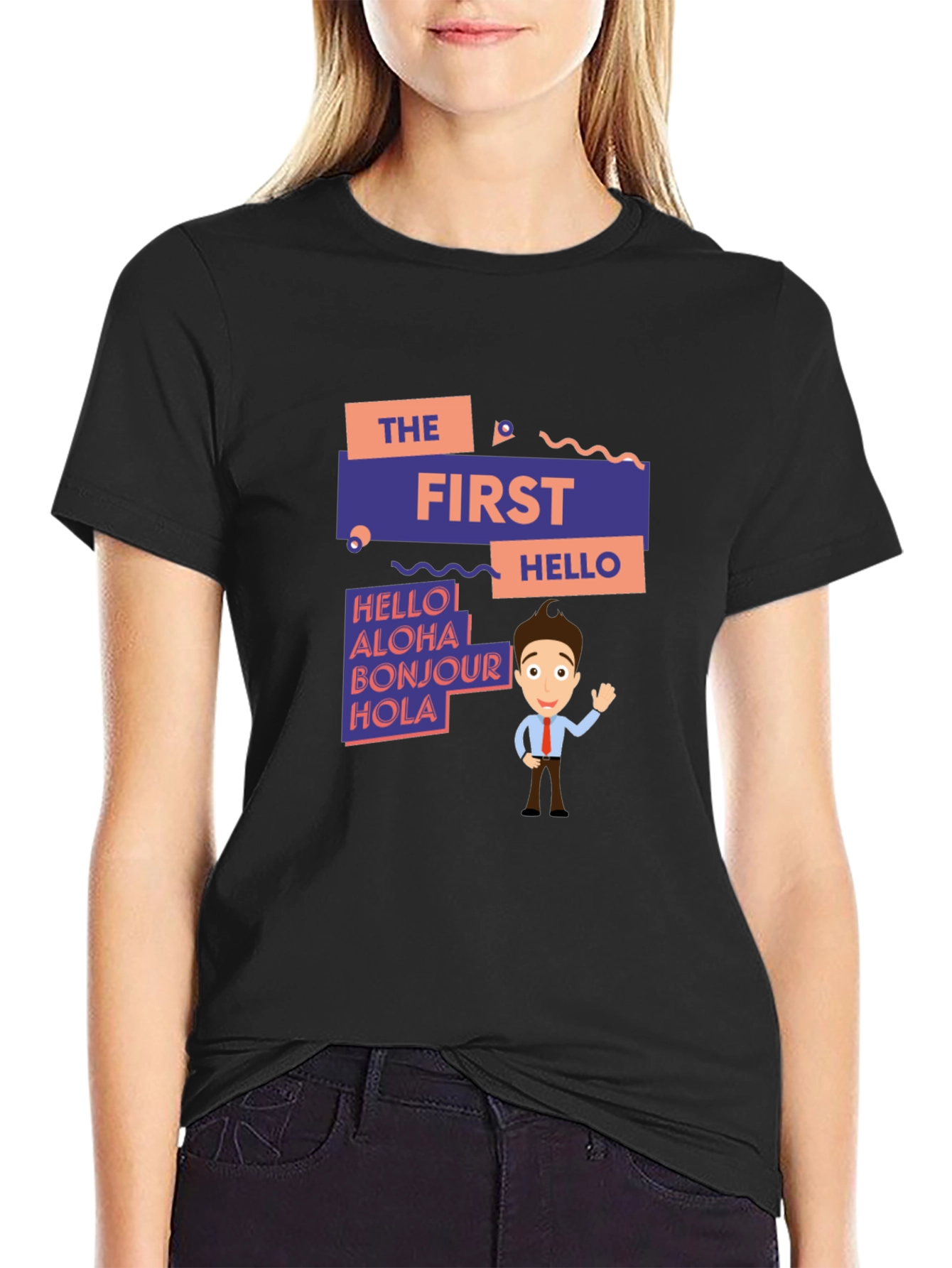 The First Hello Graphic T-Shirt