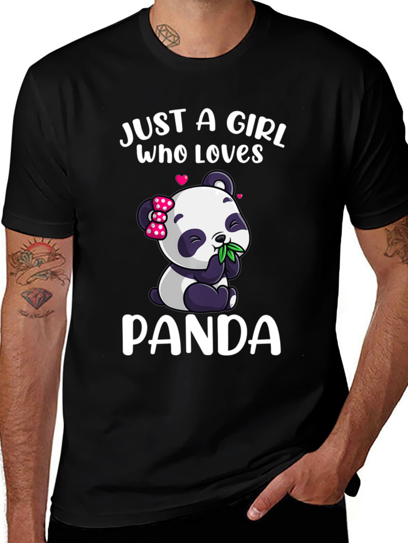 Girls Panda Lover T-Shirt