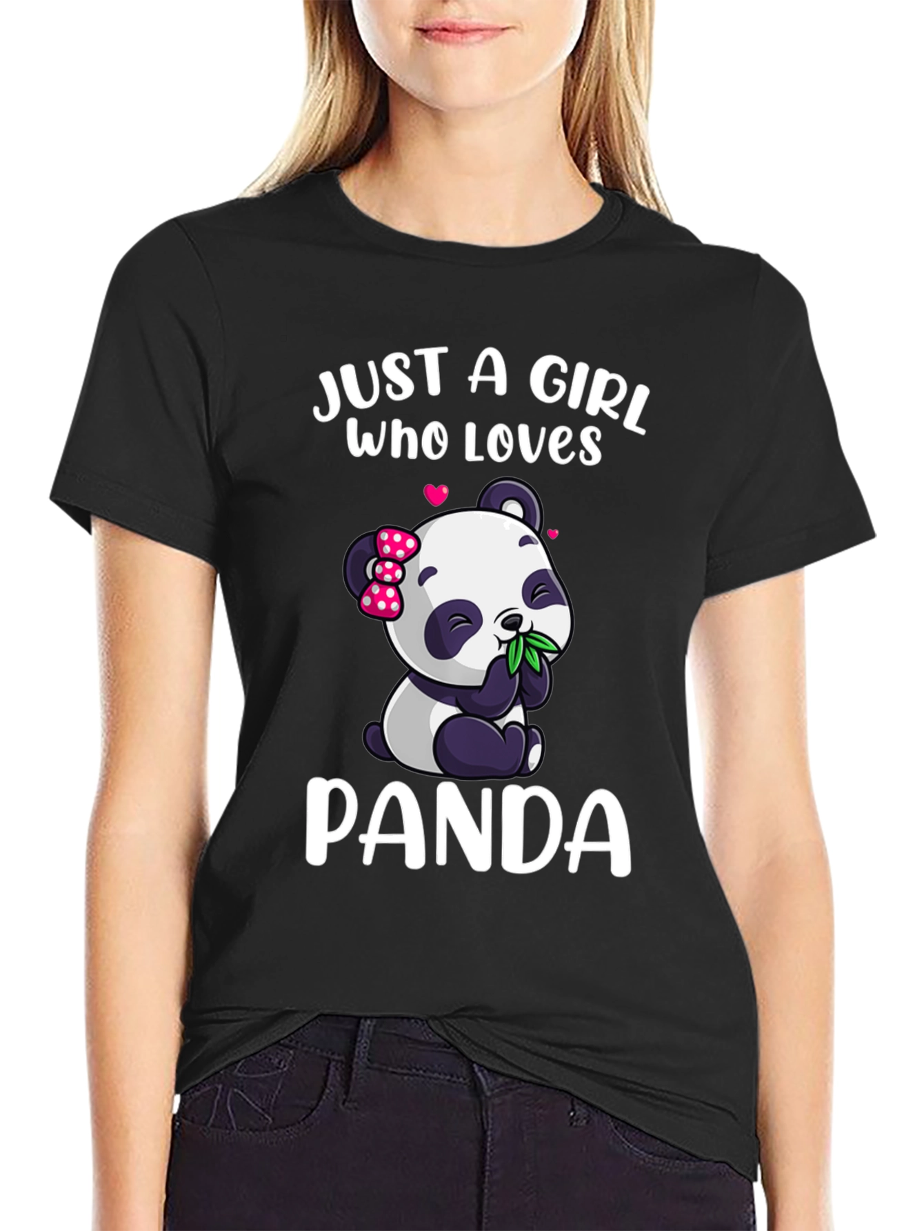 Girls Panda Lover T-Shirt
