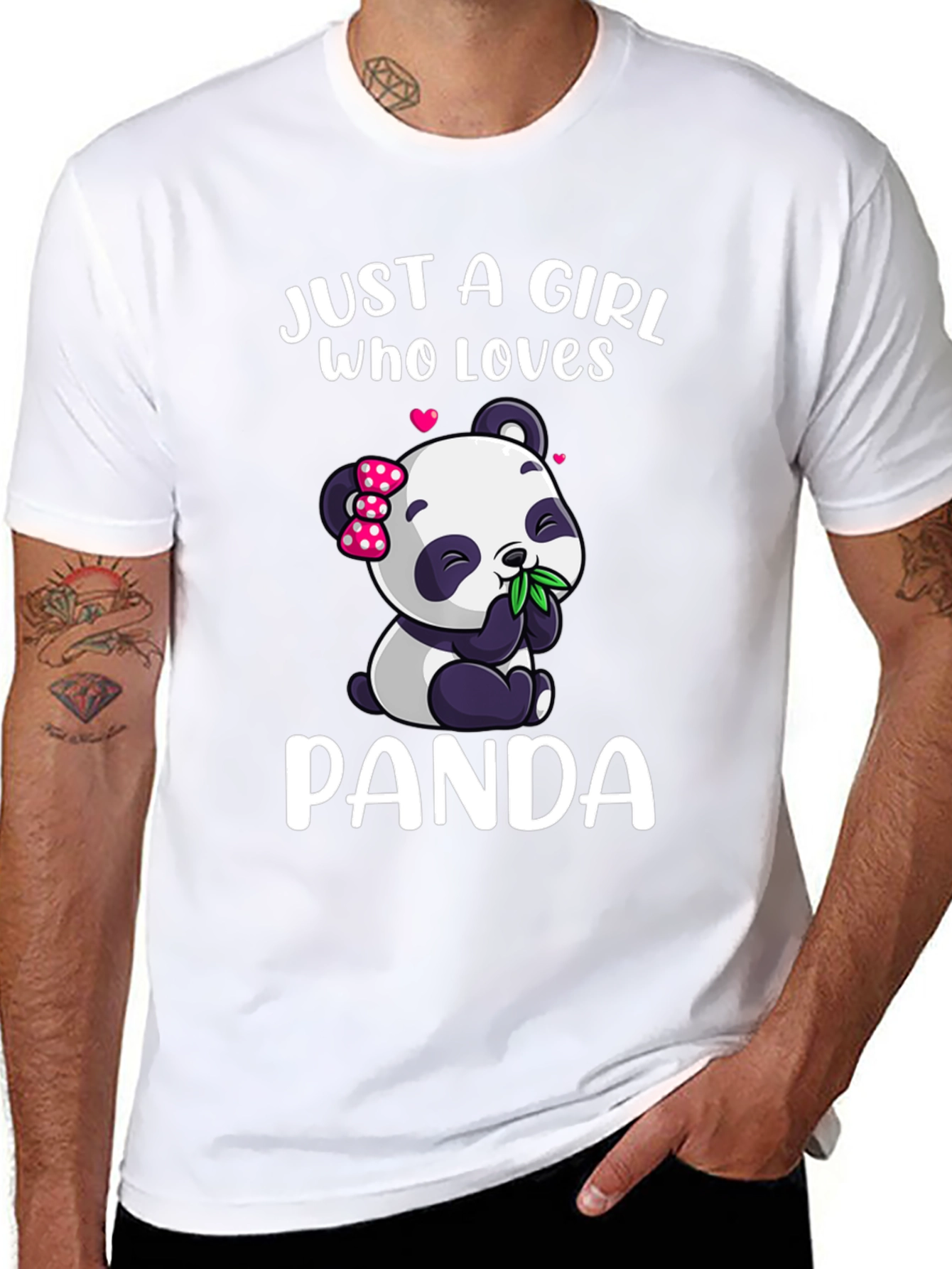 Girls Panda Lover T-Shirt