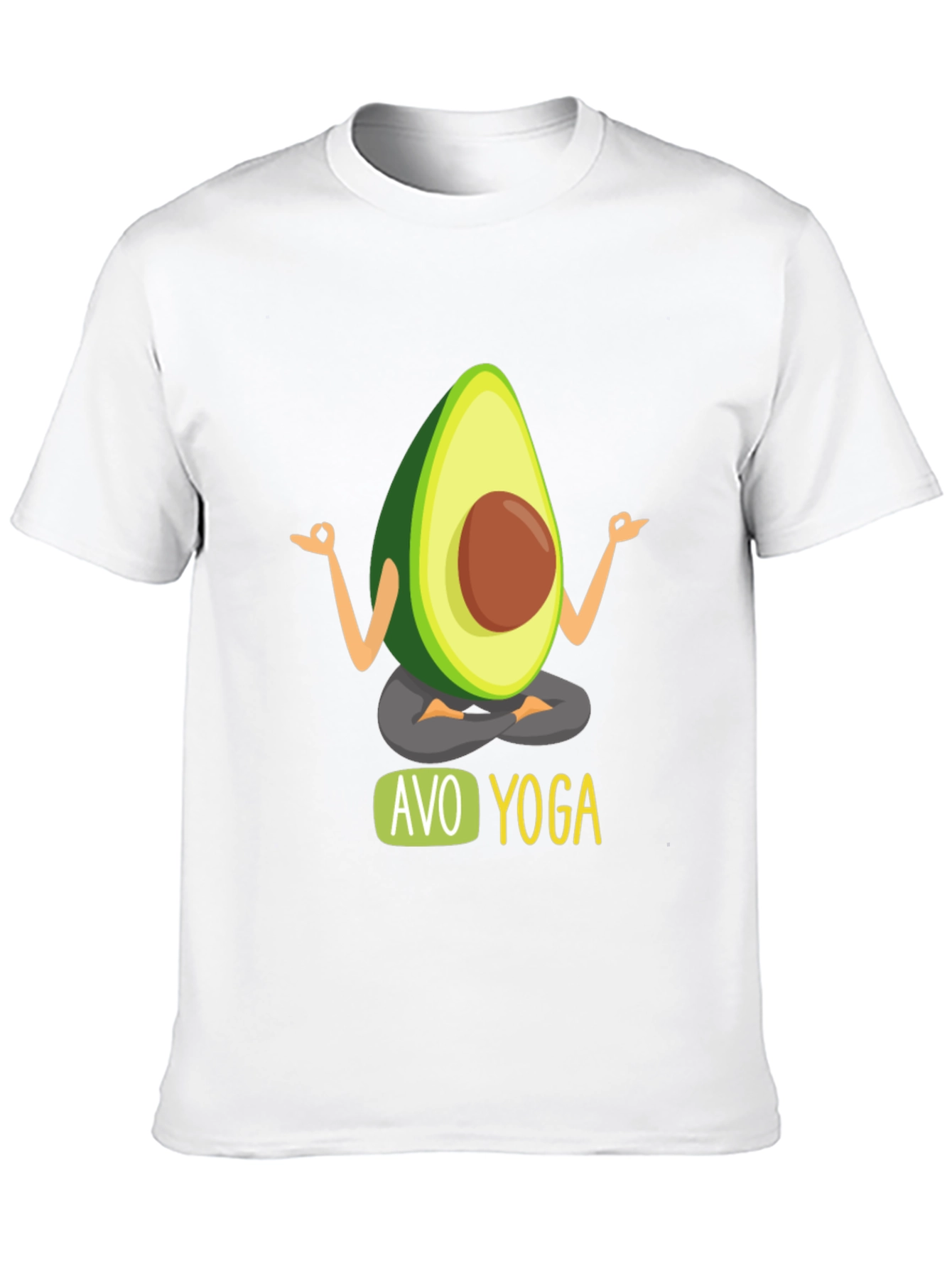 Avo Yoga Mens Black T-Shirt