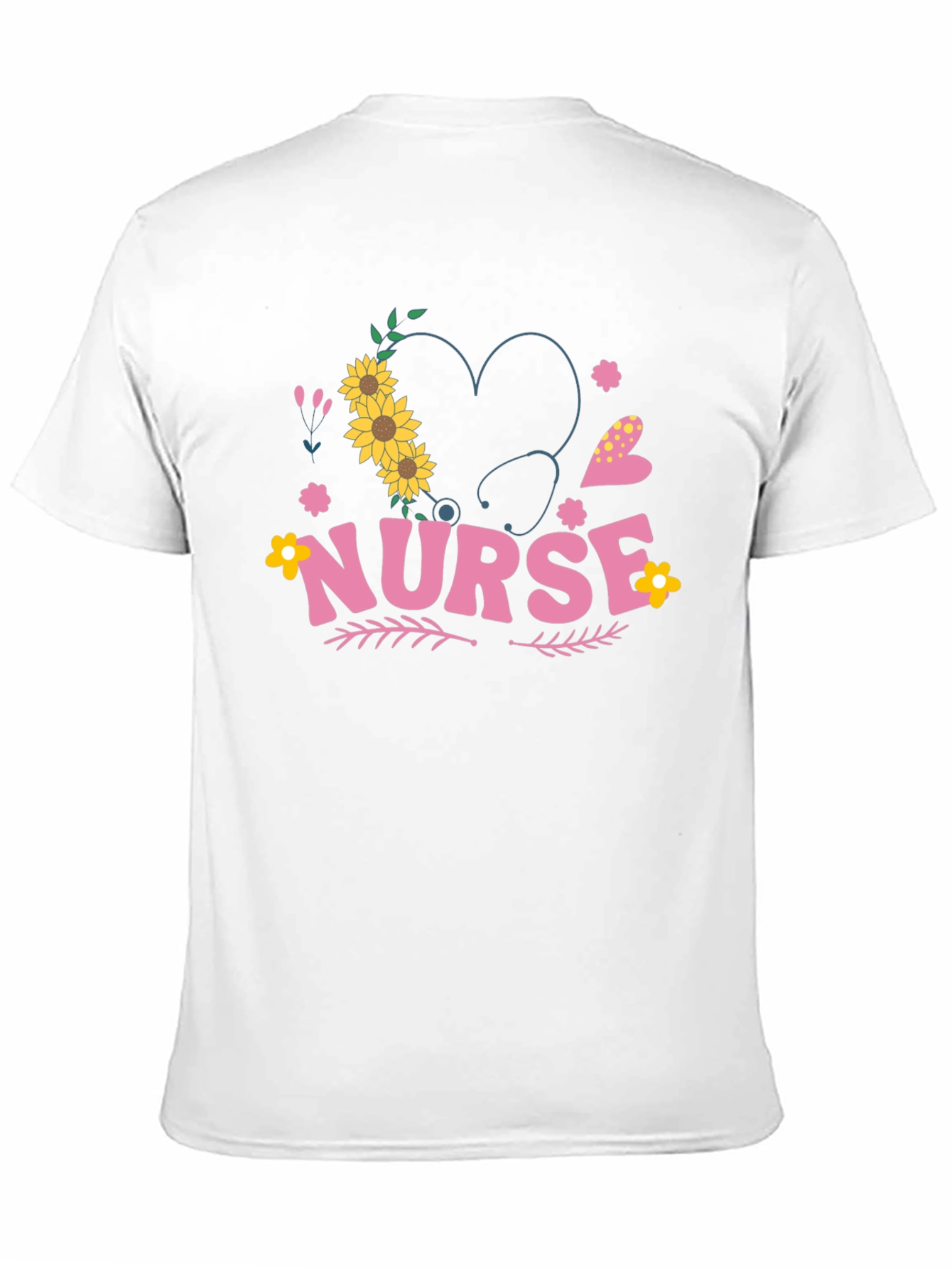 Nurse Sunflower Heart Tee