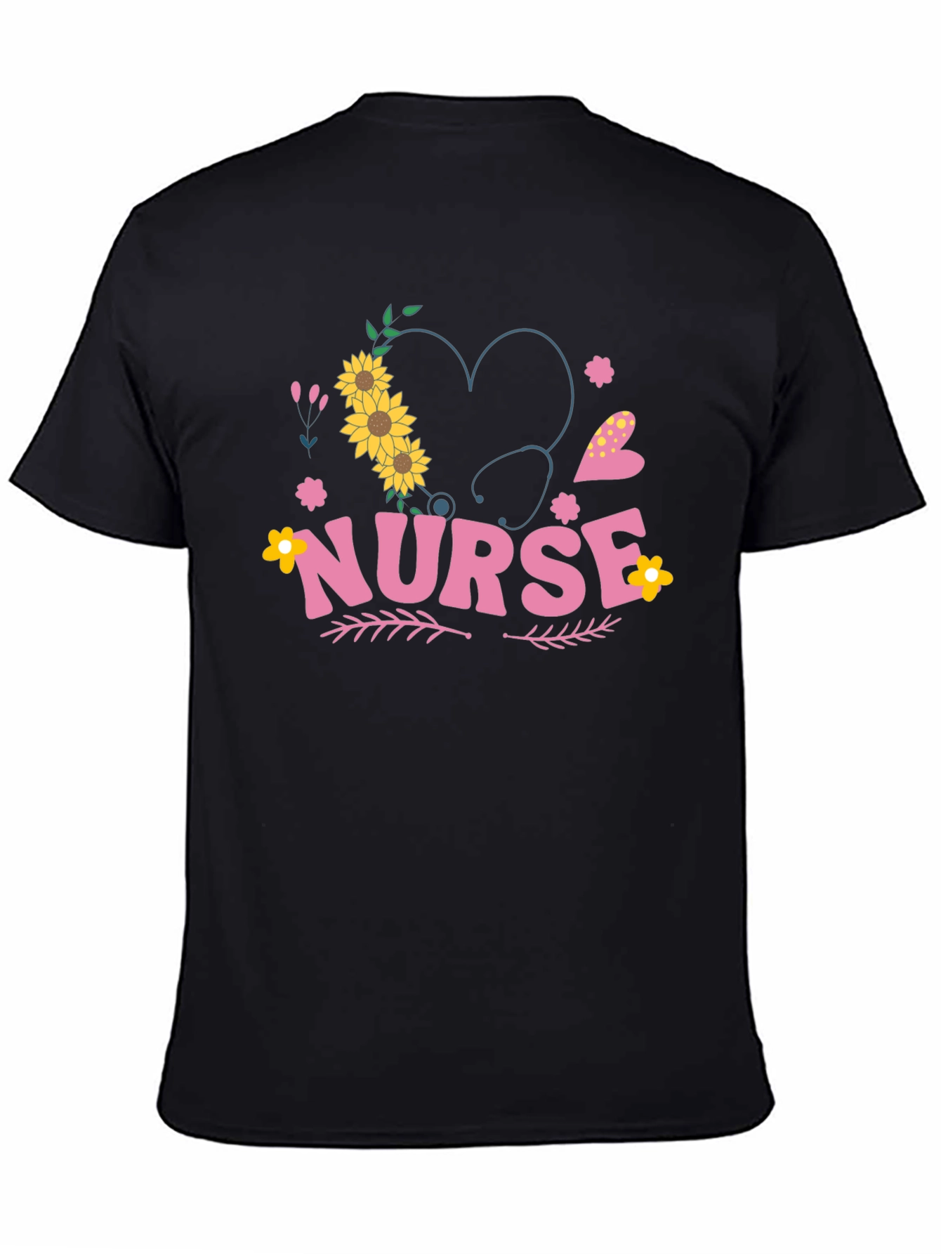Nurse Sunflower Heart Tee