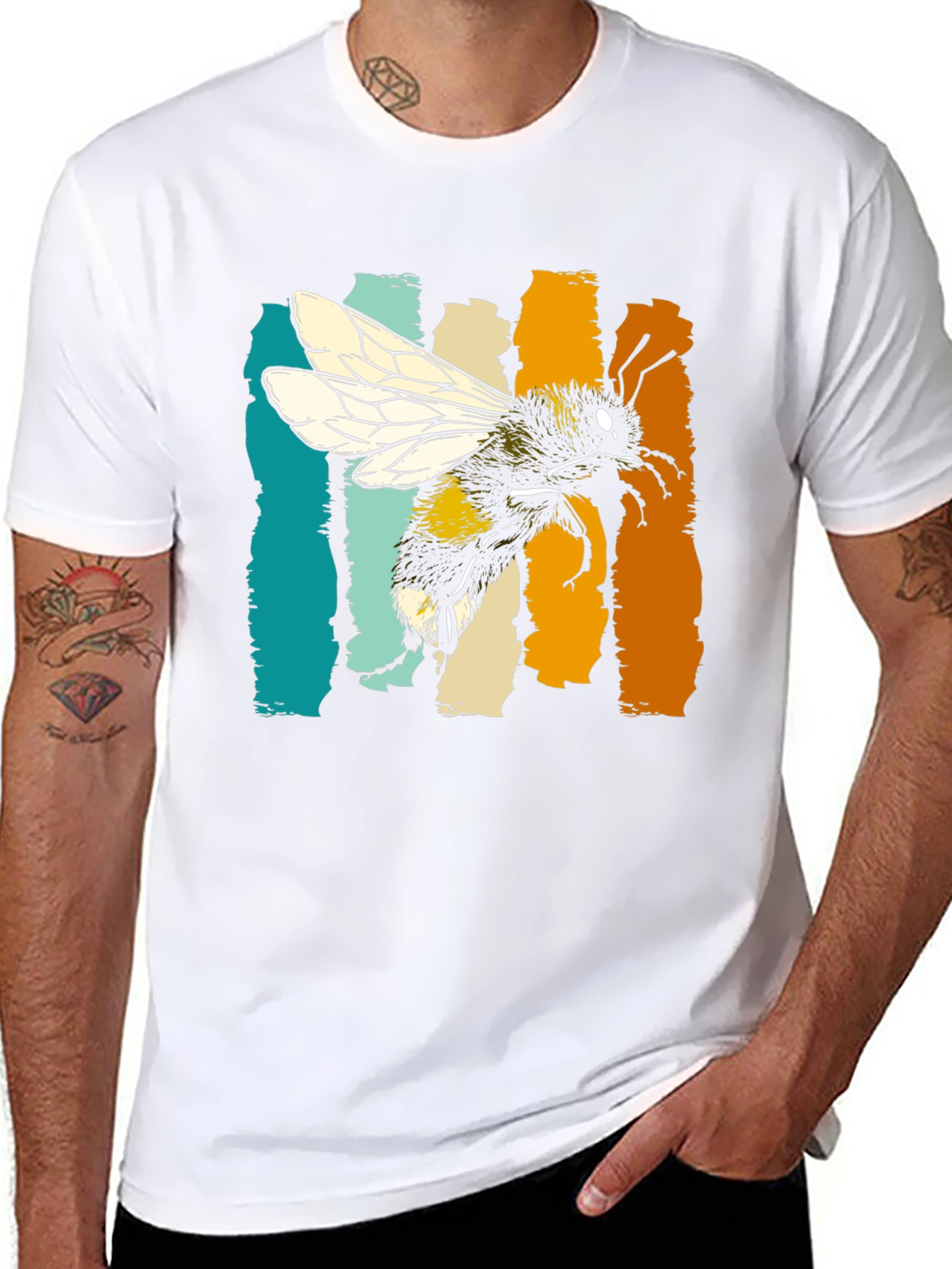 Retro Bee Graphic T-Shirt