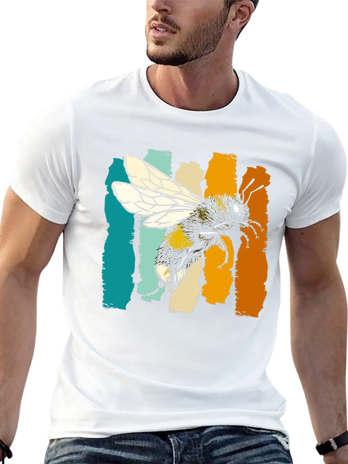 Retro Bee Graphic T-Shirt