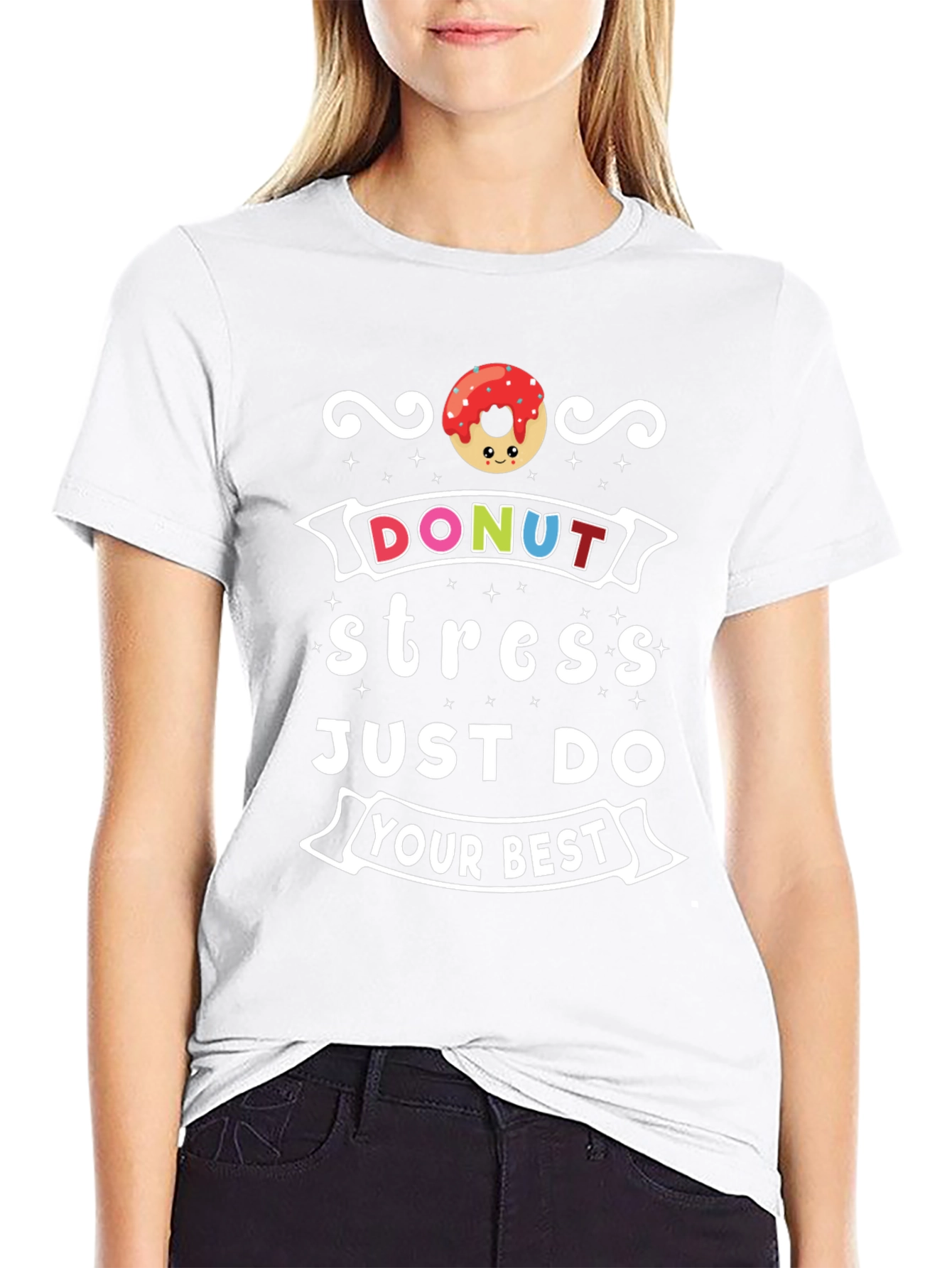 Donut Stress T-Shirt - Motivational Comfort Wear