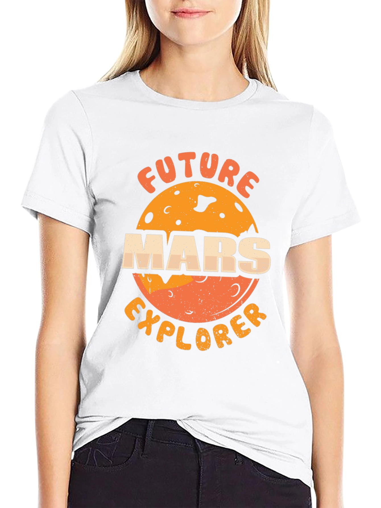 Future Mars Explorer Black T-Shirt