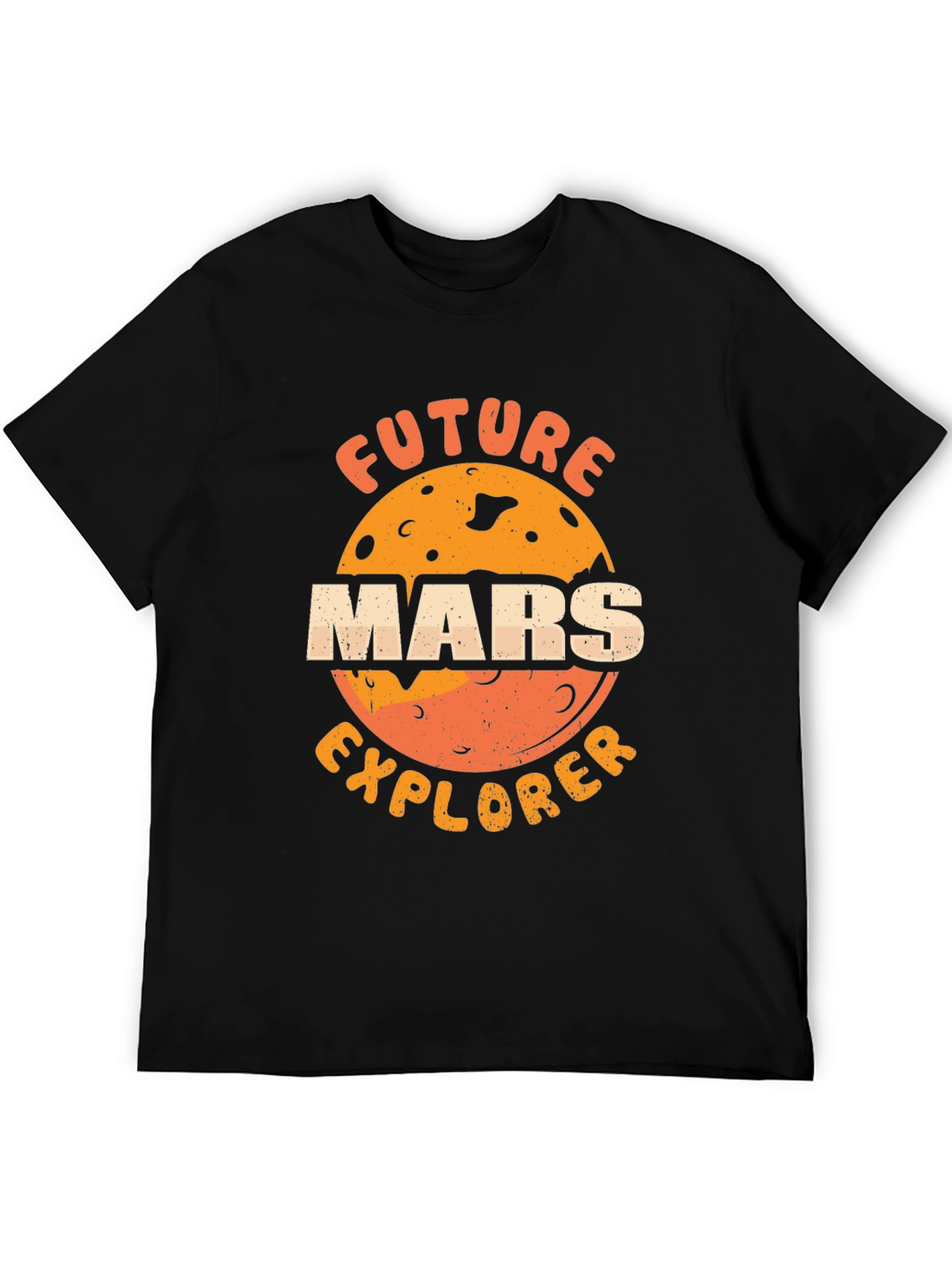 Future Mars Explorer Black T-Shirt