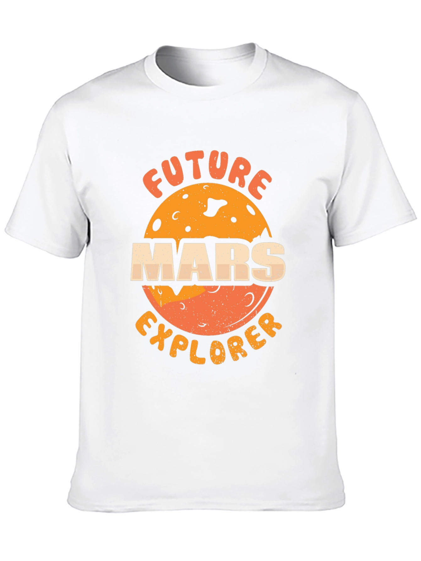 Future Mars Explorer Black T-Shirt