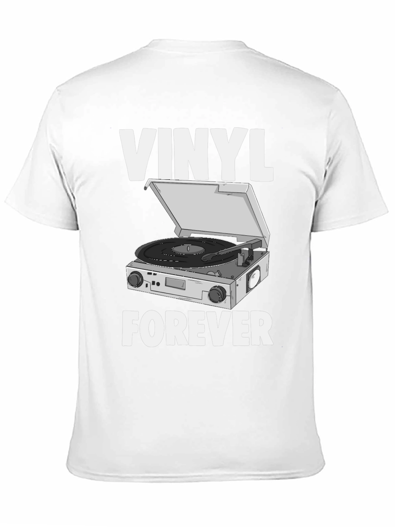 Vinyl Forever Graphic Tee - Music Lovers T-Shirt
