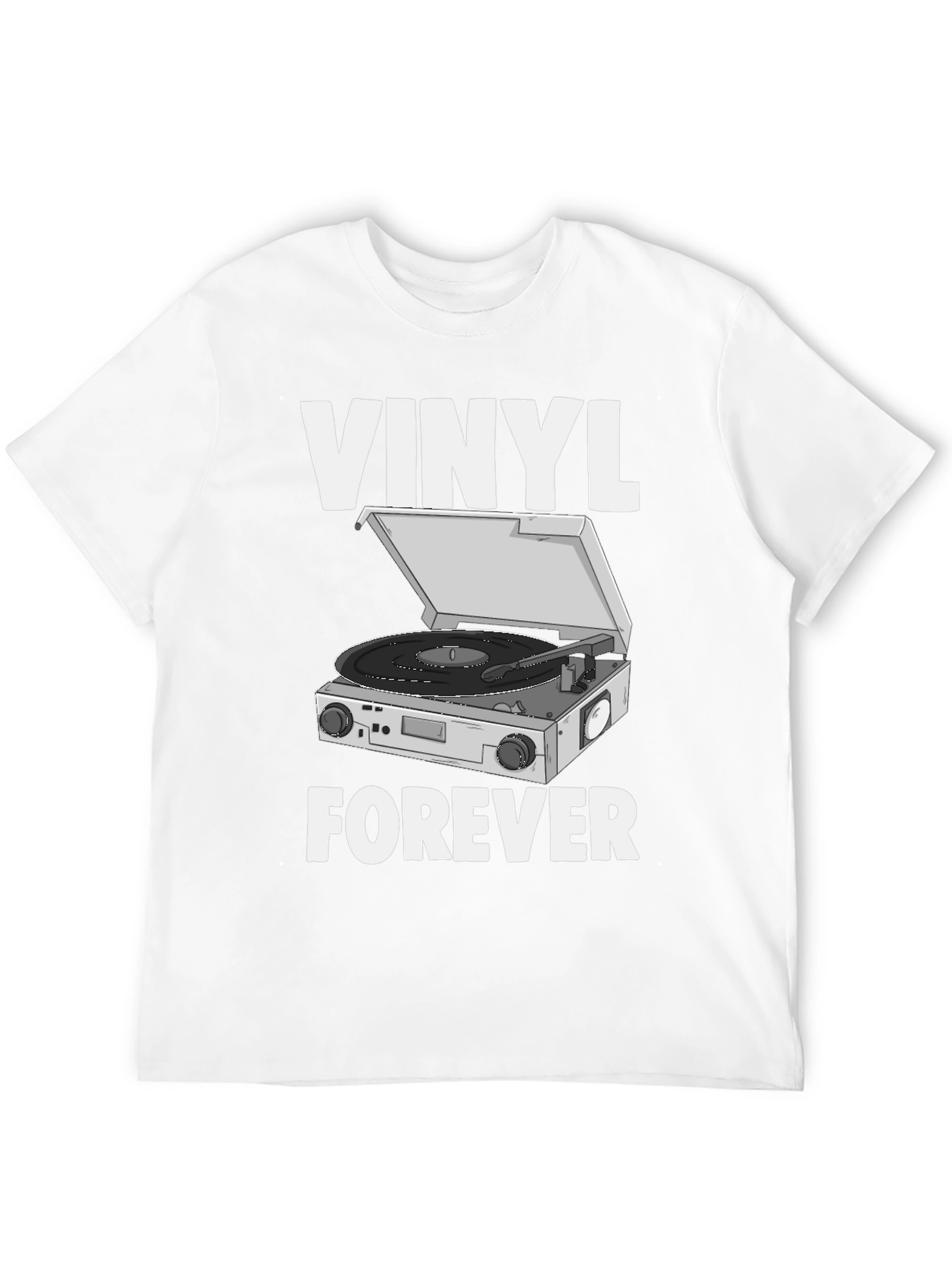 Vinyl Forever Graphic Tee - Music Lovers T-Shirt