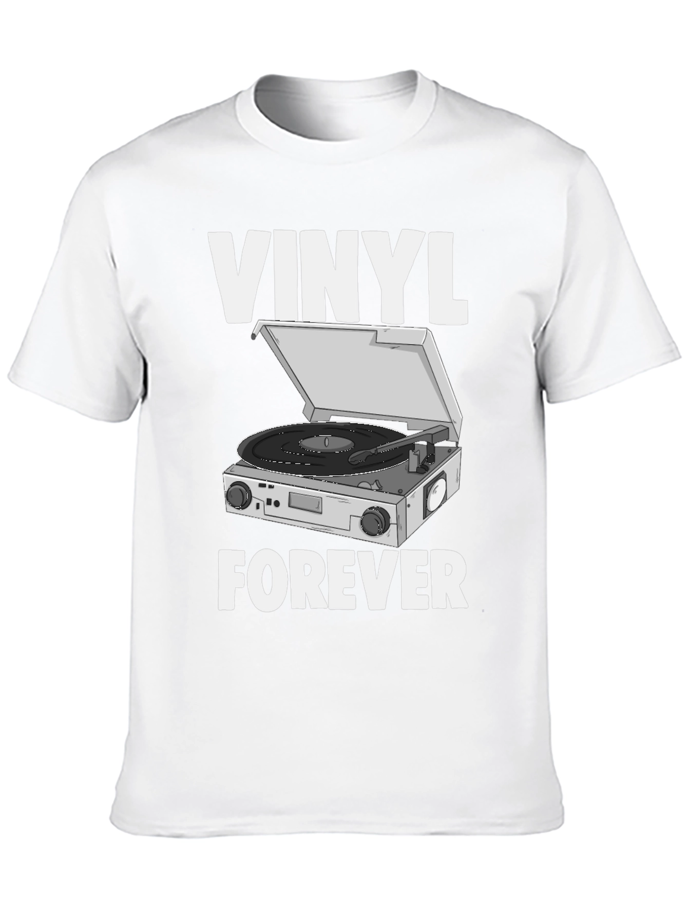 Vinyl Forever Graphic Tee - Music Lovers T-Shirt