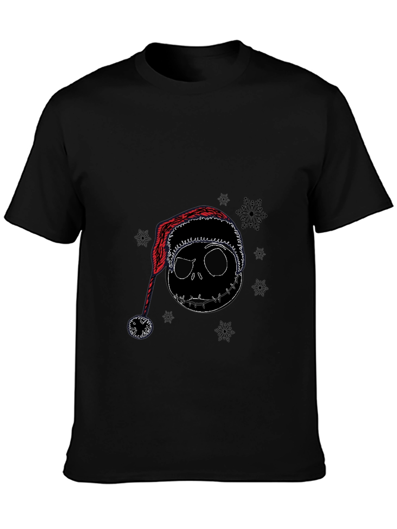 Jack Skellington Santa Hat T-Shirt