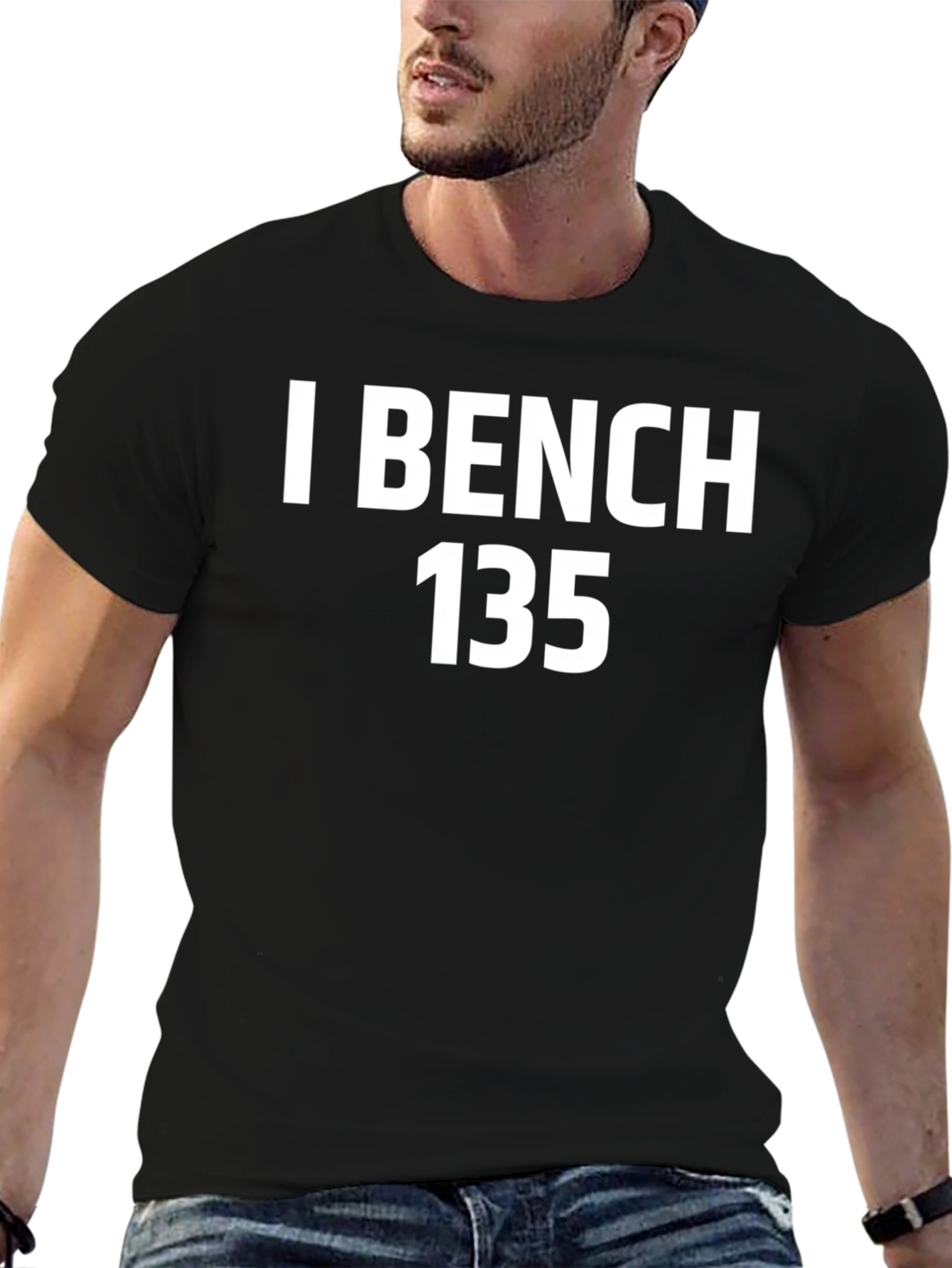 I Bench 135 T-Shirt - Gym & Fitness Apparel