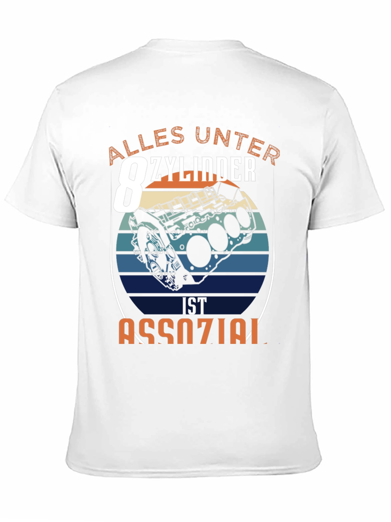 Alles Unter 8 Zylinder T-Shirt
