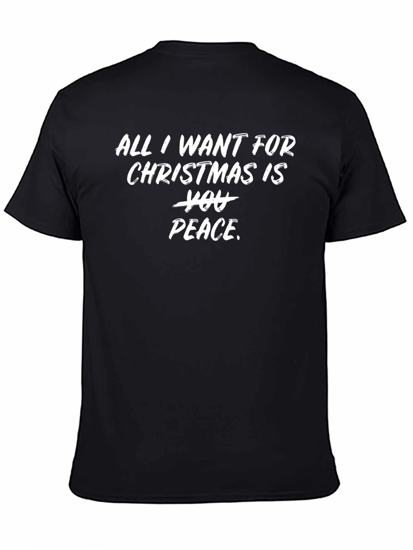 Christmas Peace Graphic Tee - Holiday T-Shirt