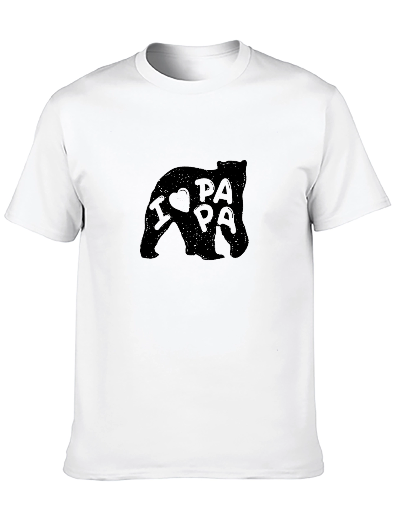 Papa Bear T-Shirt - I Heart Papa Graphic Tee