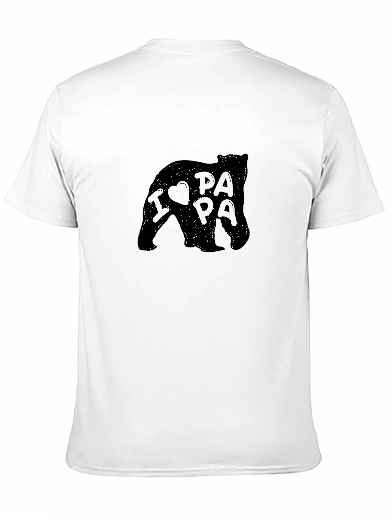 Papa Bear T-Shirt - I Heart Papa Graphic Tee
