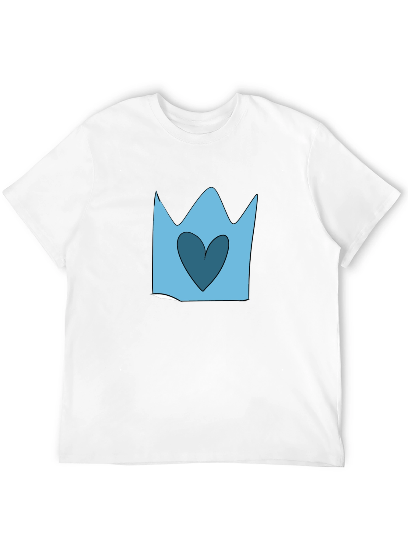Cartoon Crown Heart T-Shirt