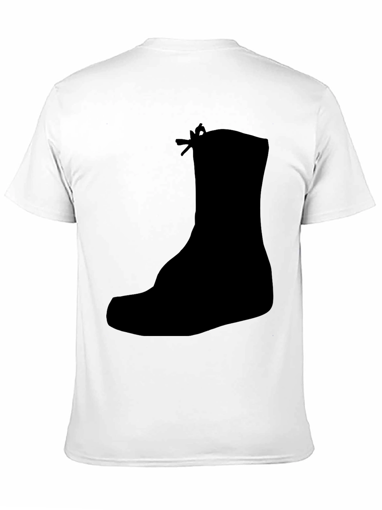 Black Boot Graphic Tee - Mens Casual Style