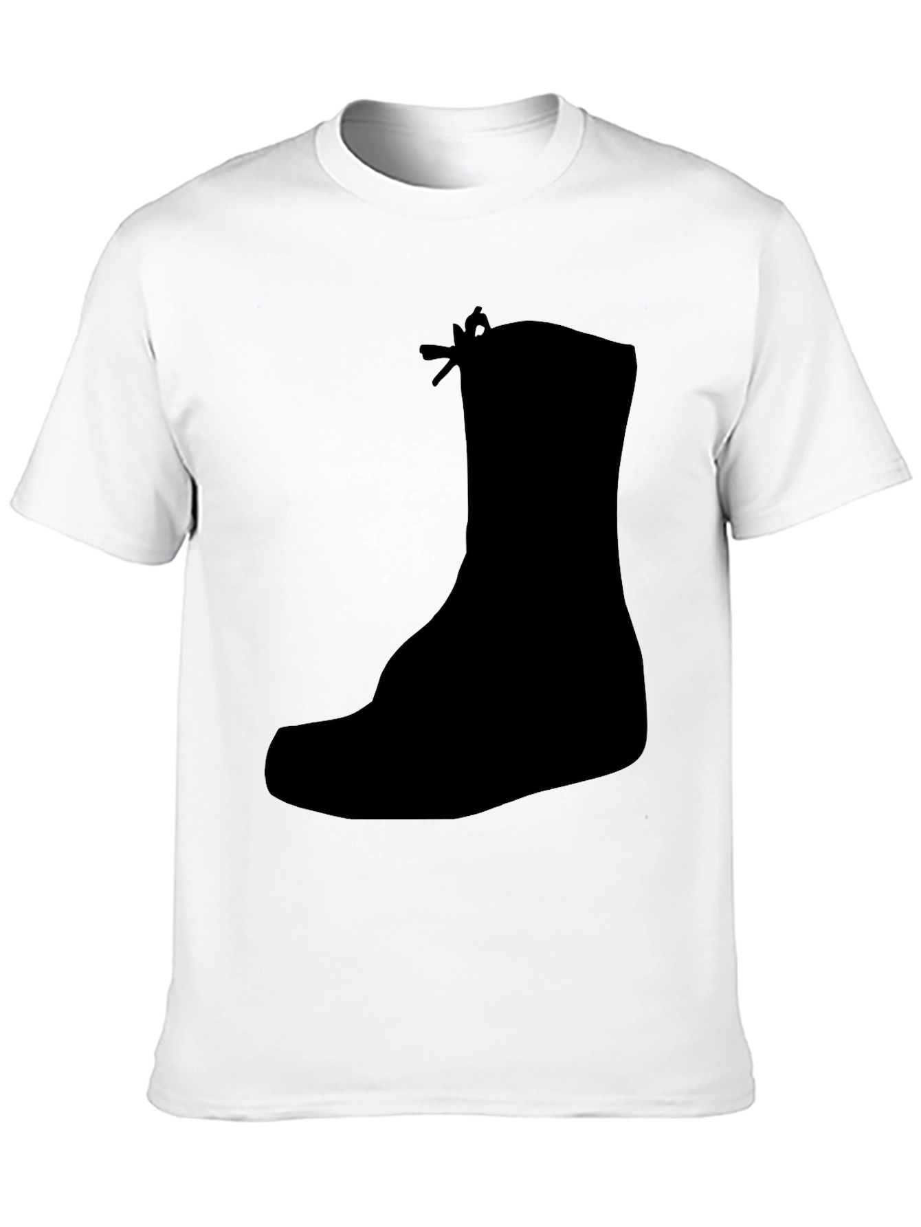 Black Boot Graphic Tee - Mens Casual Style