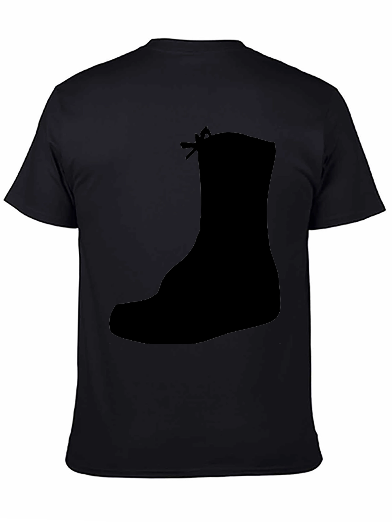 Black Boot Graphic Tee - Mens Casual Style