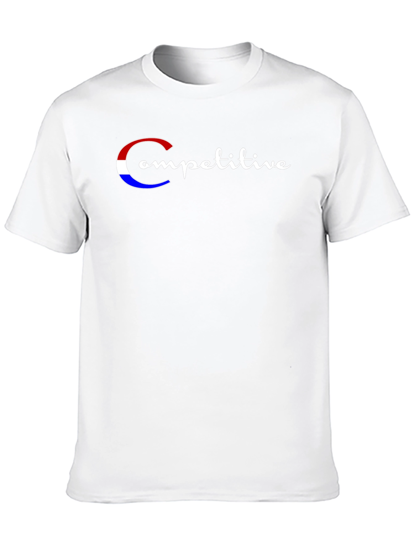 Competitive Script Graphic Tee - Black