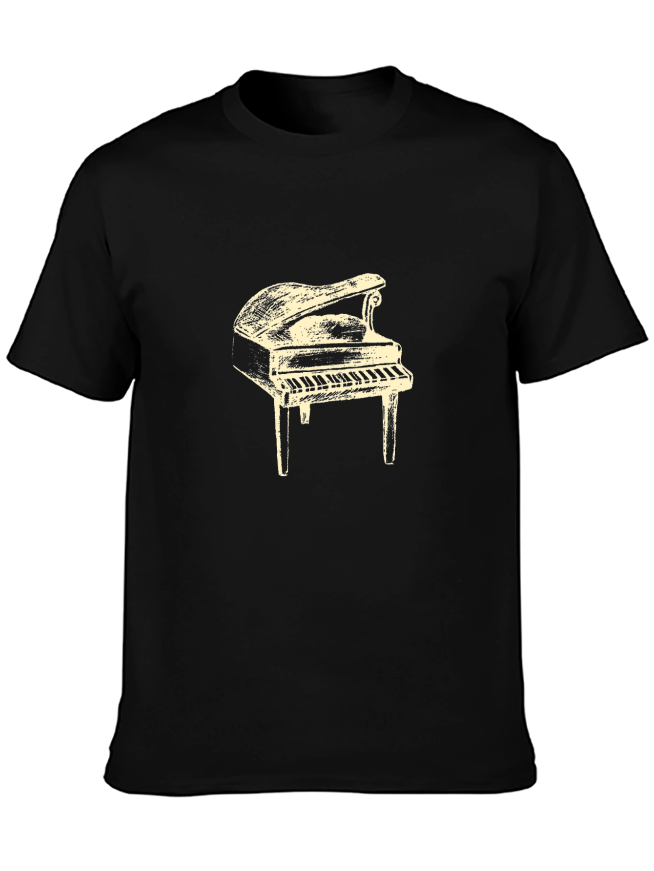 Piano Graphic Tee - Musical Style