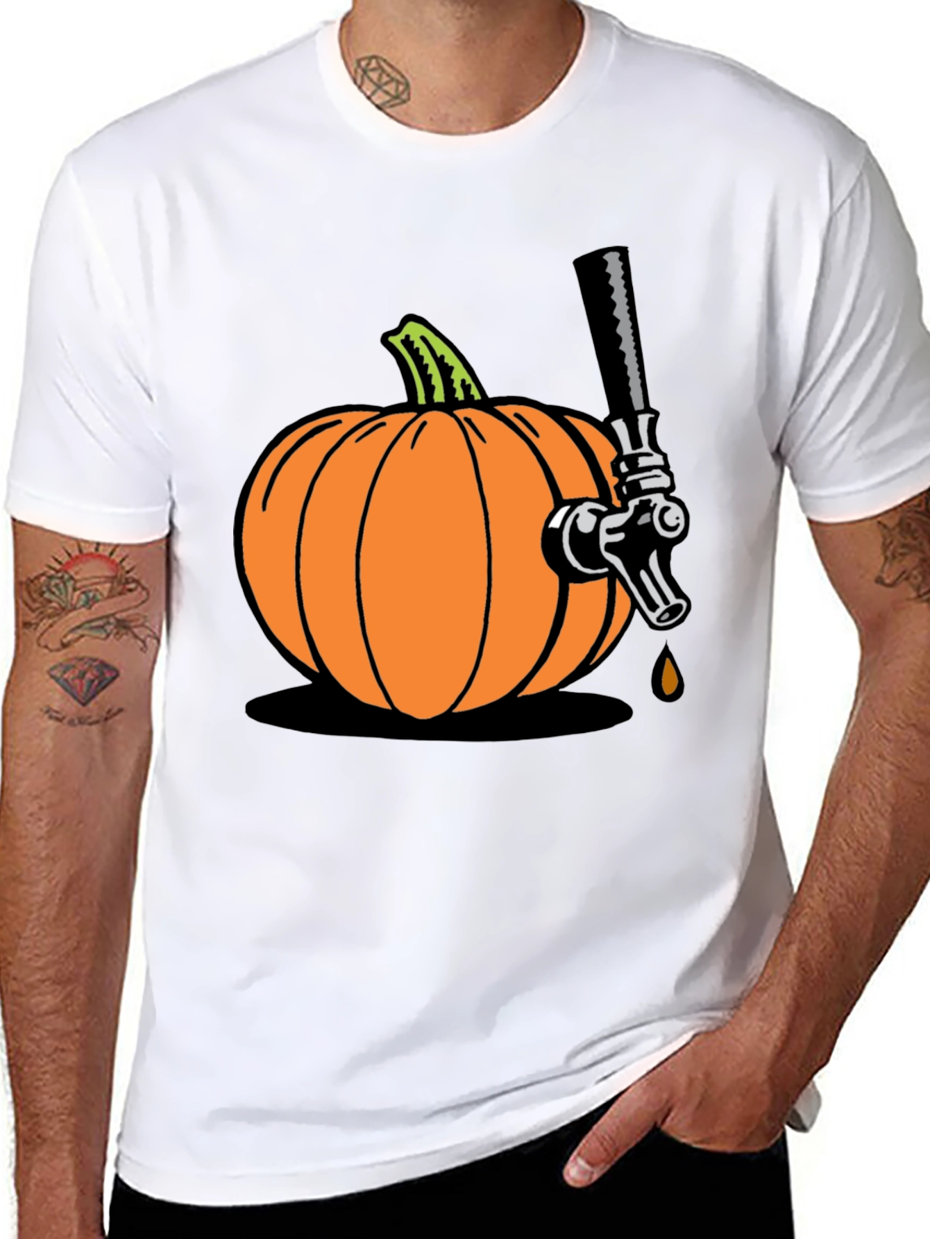 Pumpkin Beer Tap Graphic Tee