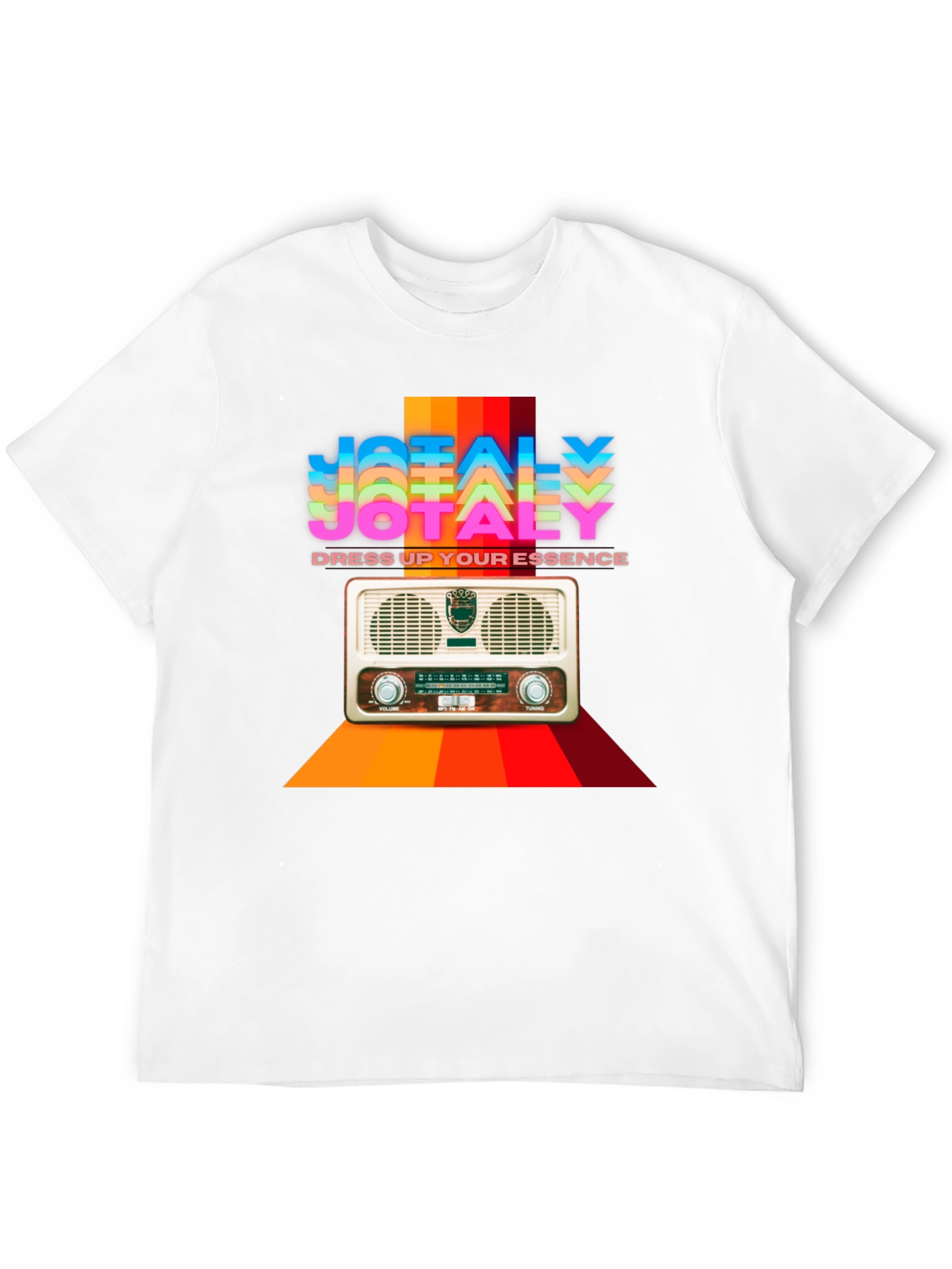 JOTAELY Retro Radio T-Shirt - Dress Up Your Essence