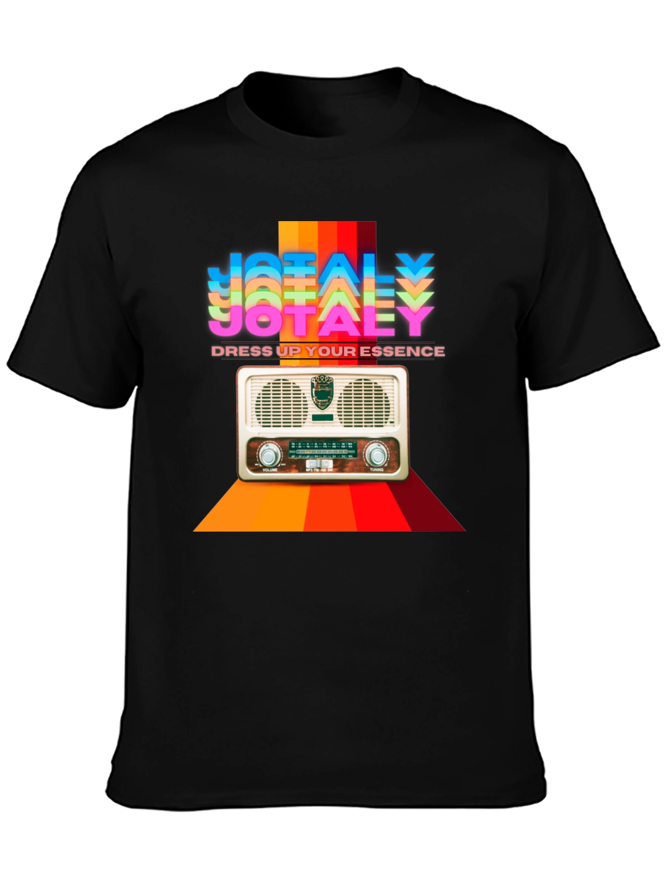 JOTAELY Retro Radio T-Shirt - Dress Up Your Essence