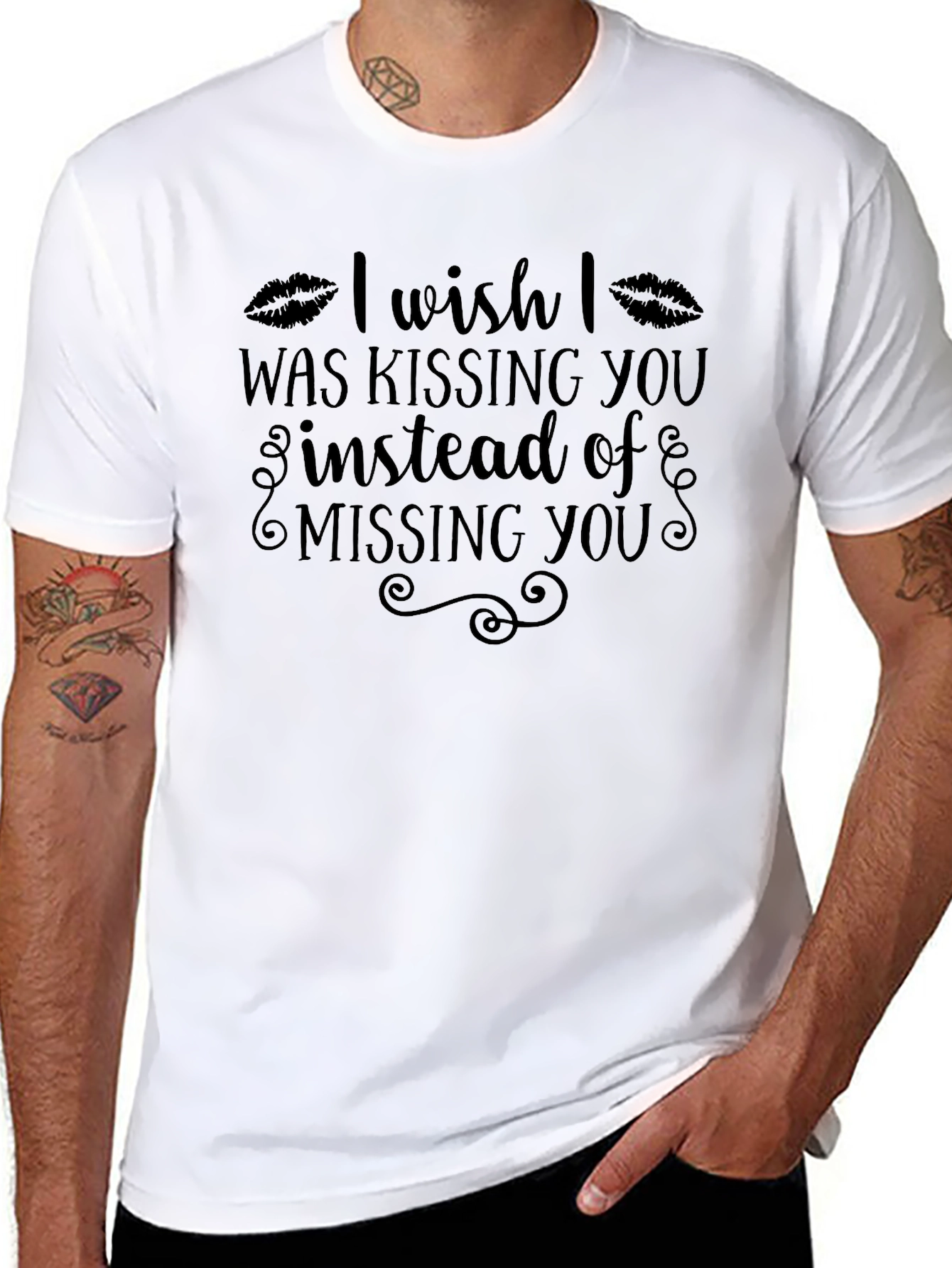 I Wish I Was Kissing You Graphic Tee