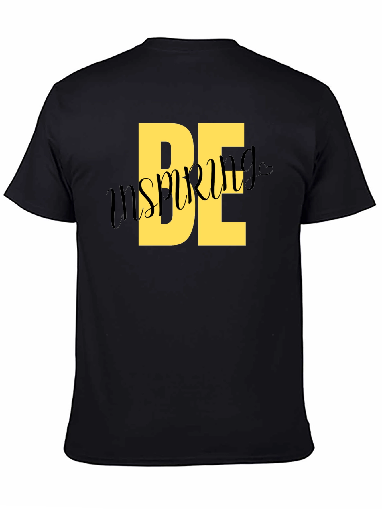 Be Inspiring Black Graphic Tee