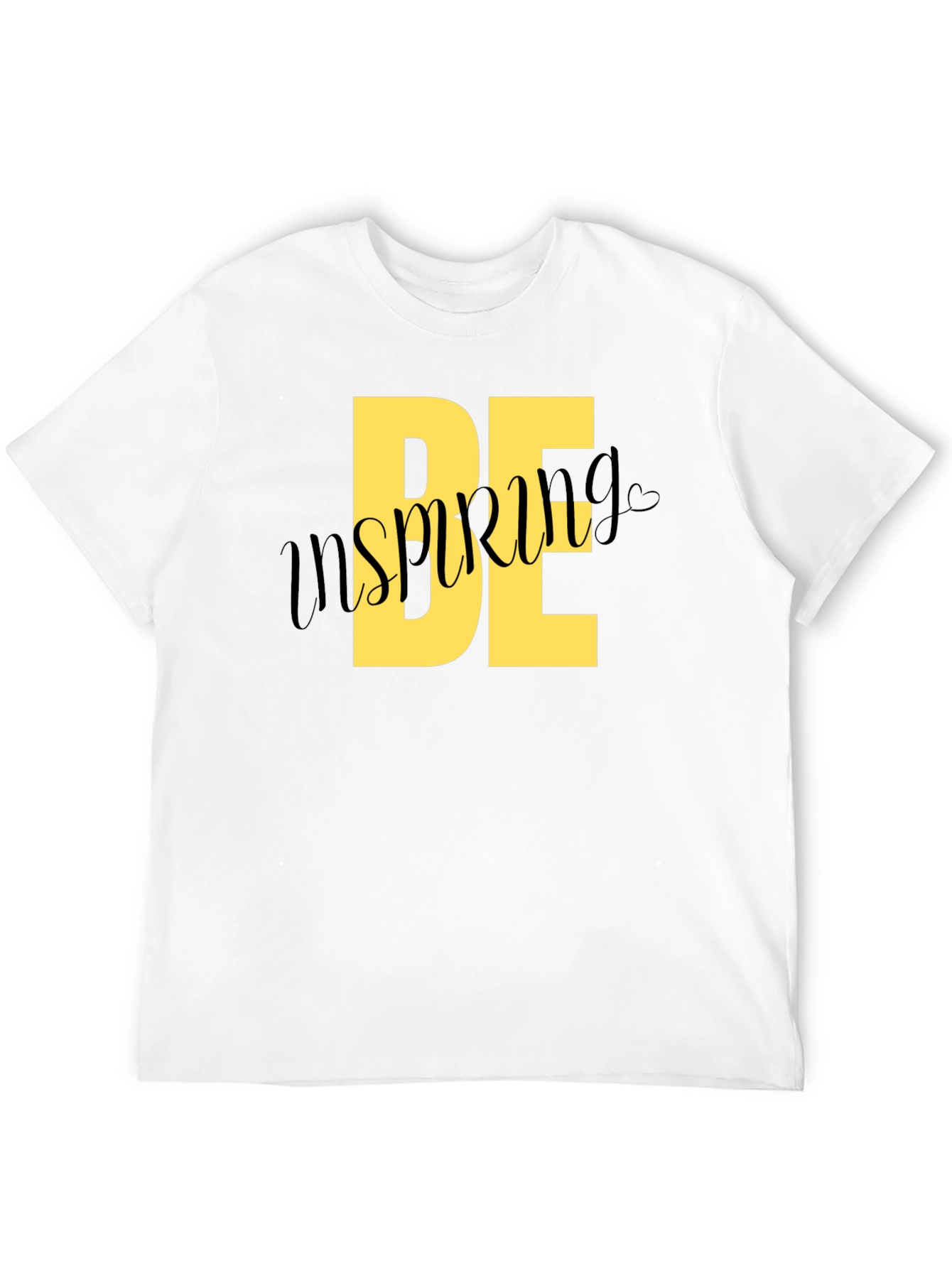 Be Inspiring Black Graphic Tee