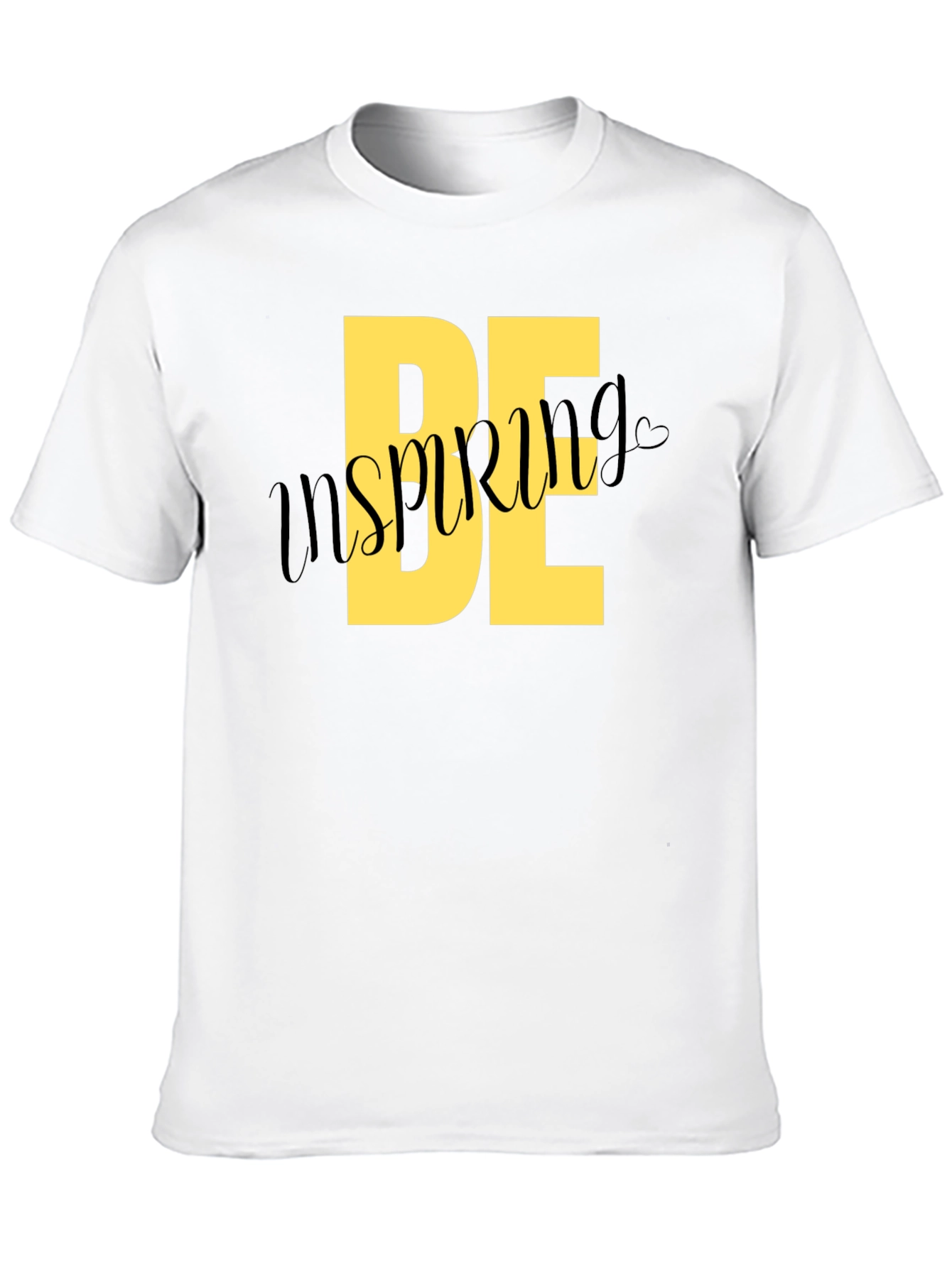 Be Inspiring Black Graphic Tee
