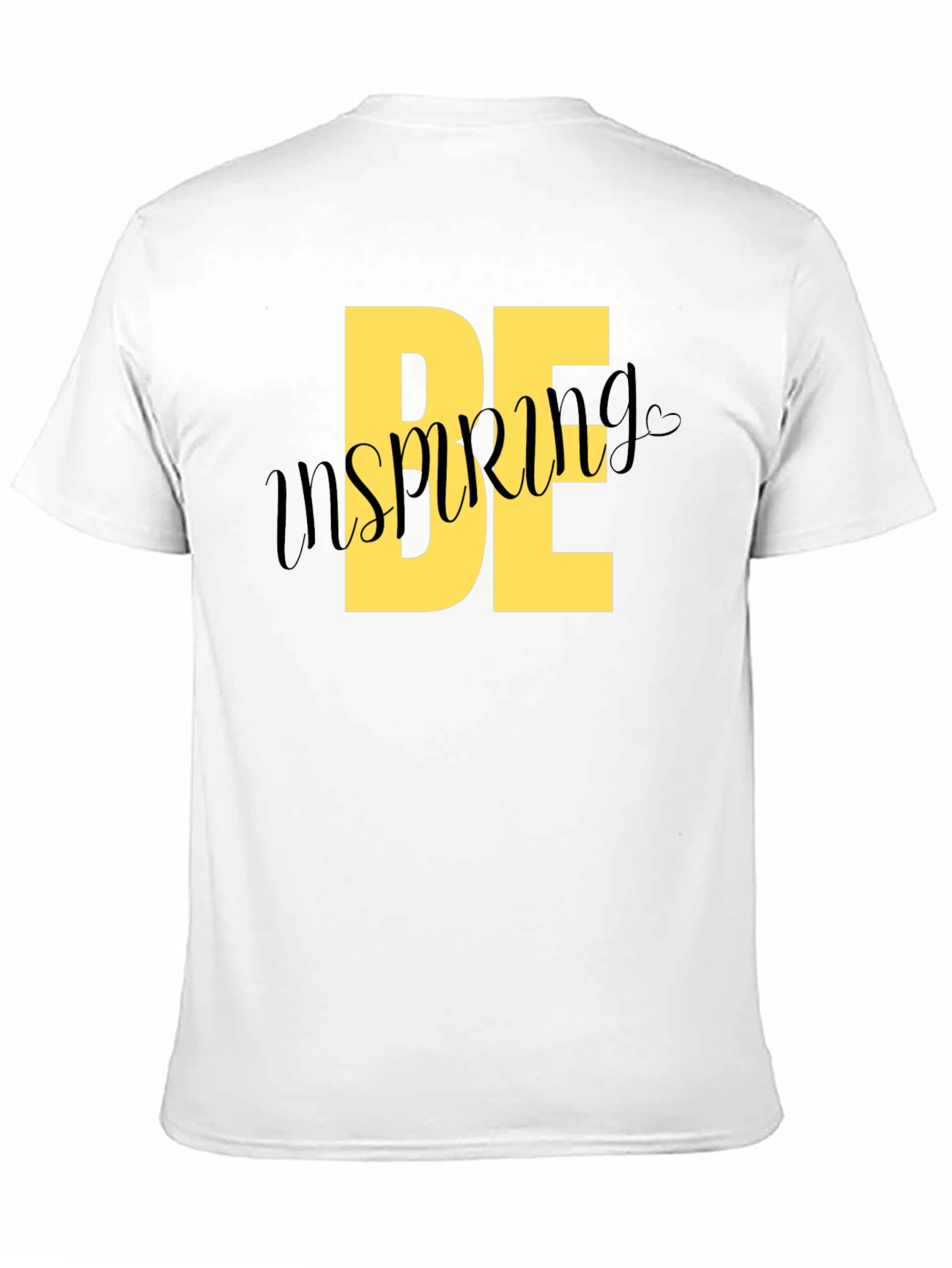 Be Inspiring Black Graphic Tee