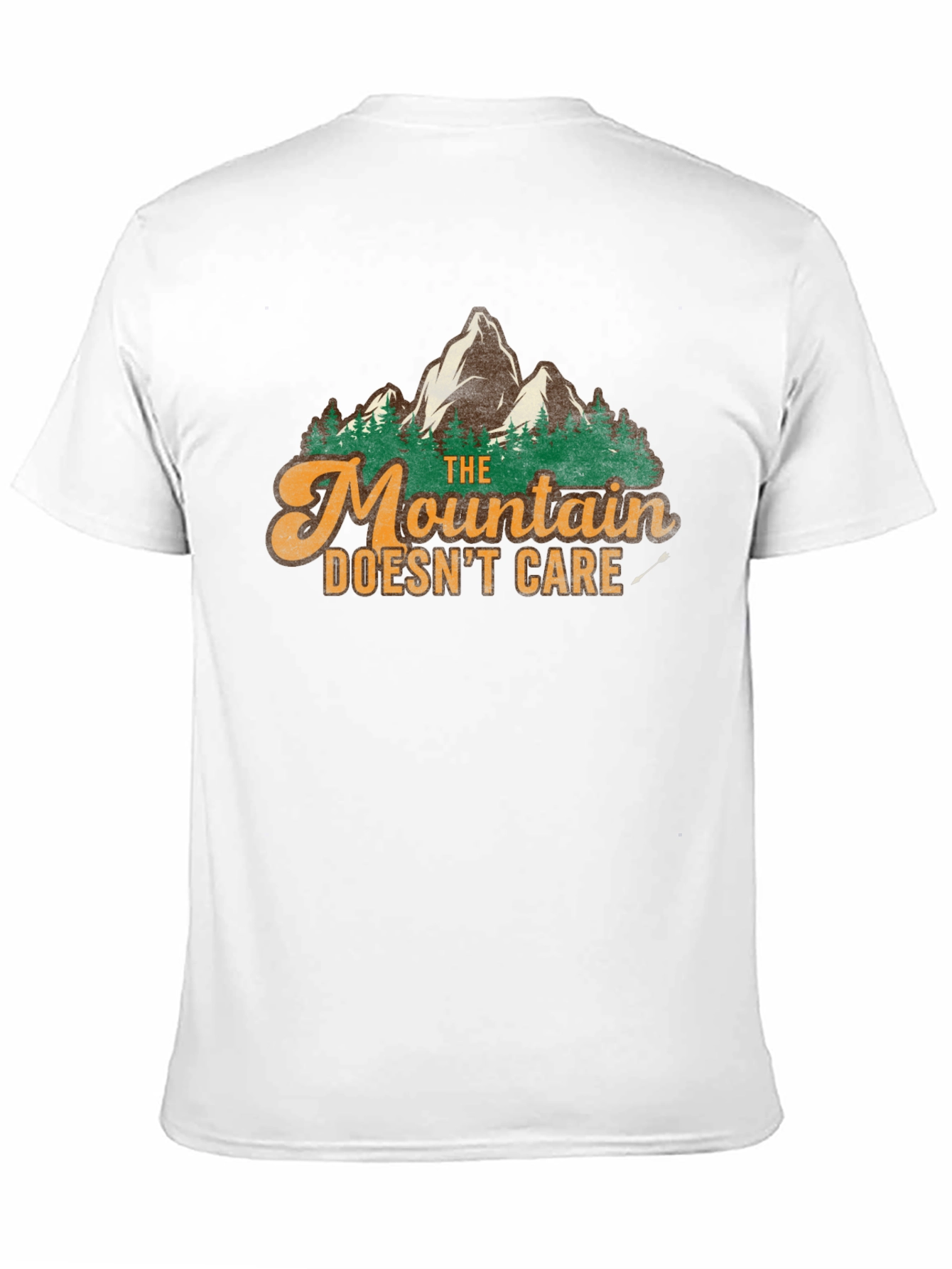 The Mountain Doesnt Care Graphic Tee