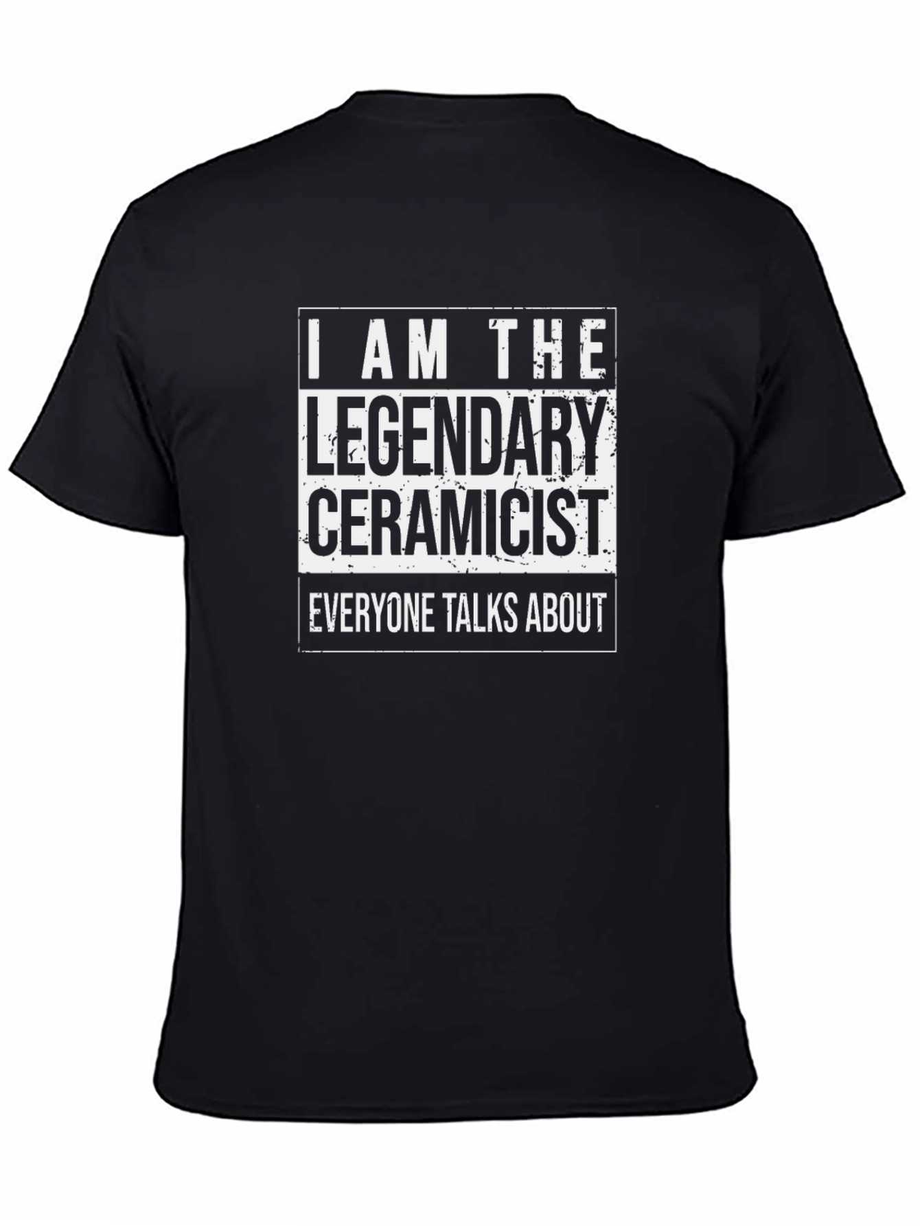 Legendary Ceramicist T-Shirt - Black Cotton Tee