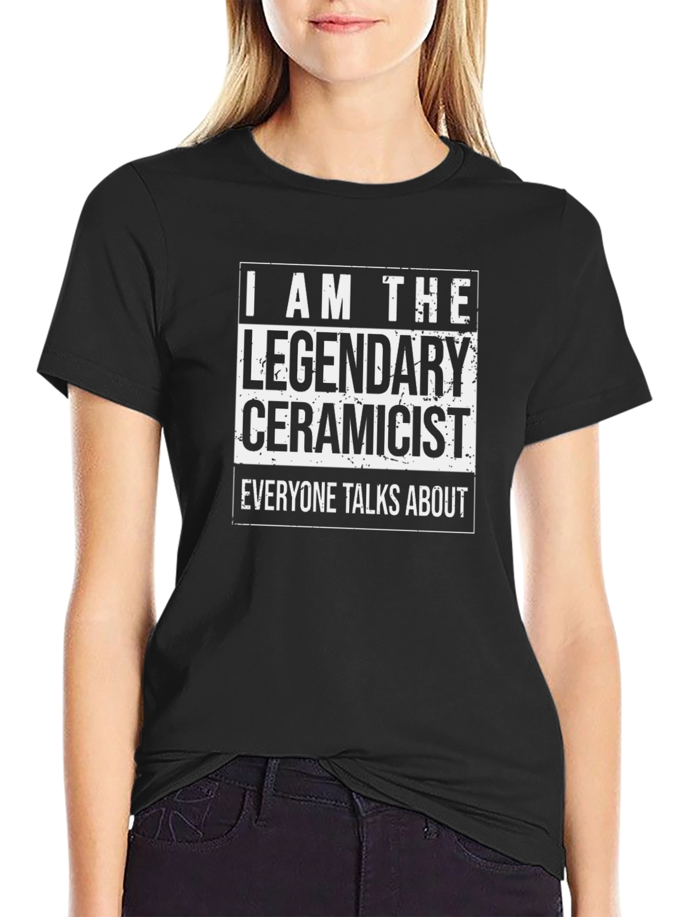 Legendary Ceramicist T-Shirt - Black Cotton Tee