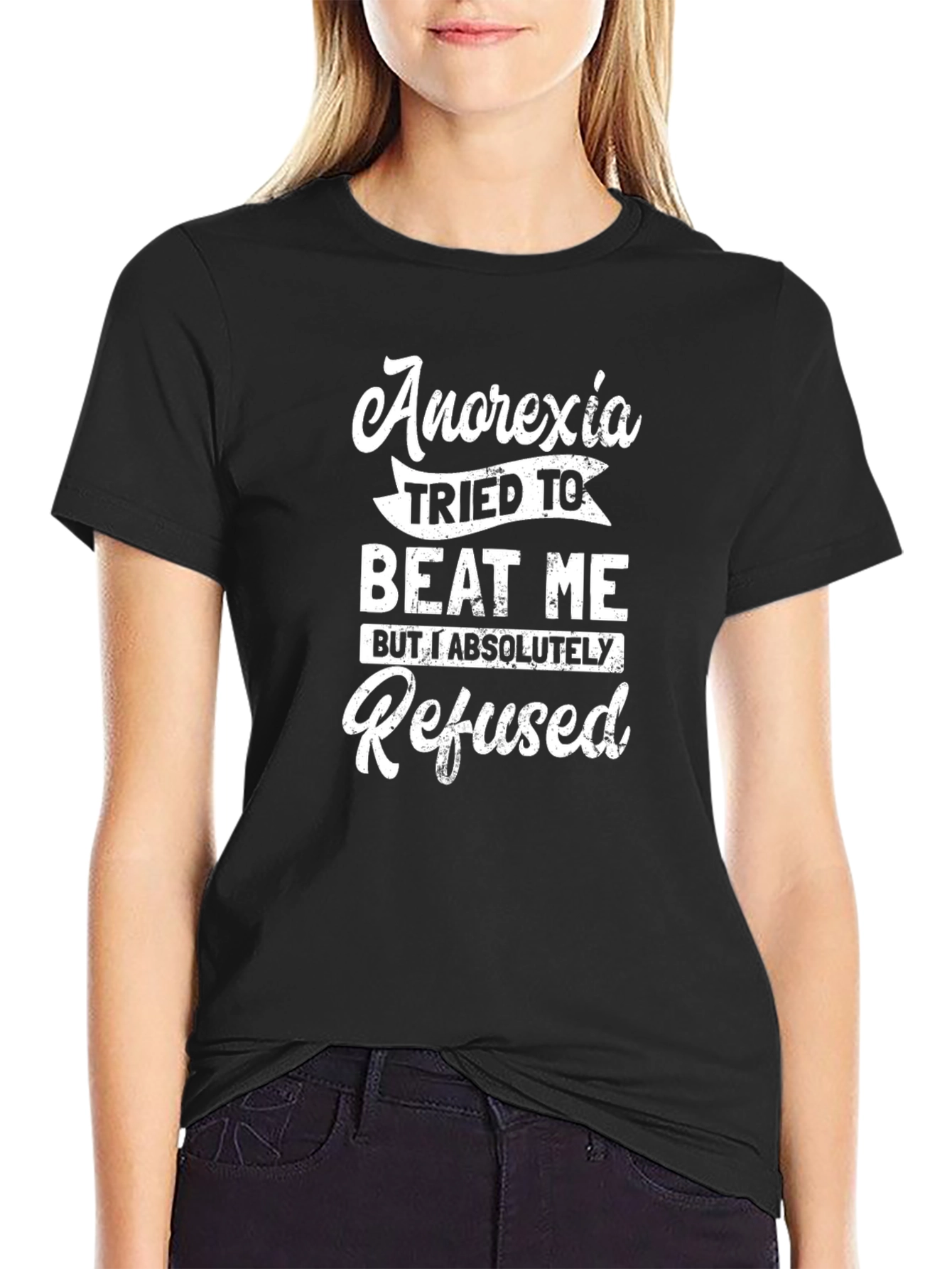 Anorexia Refused Graphic T-Shirt