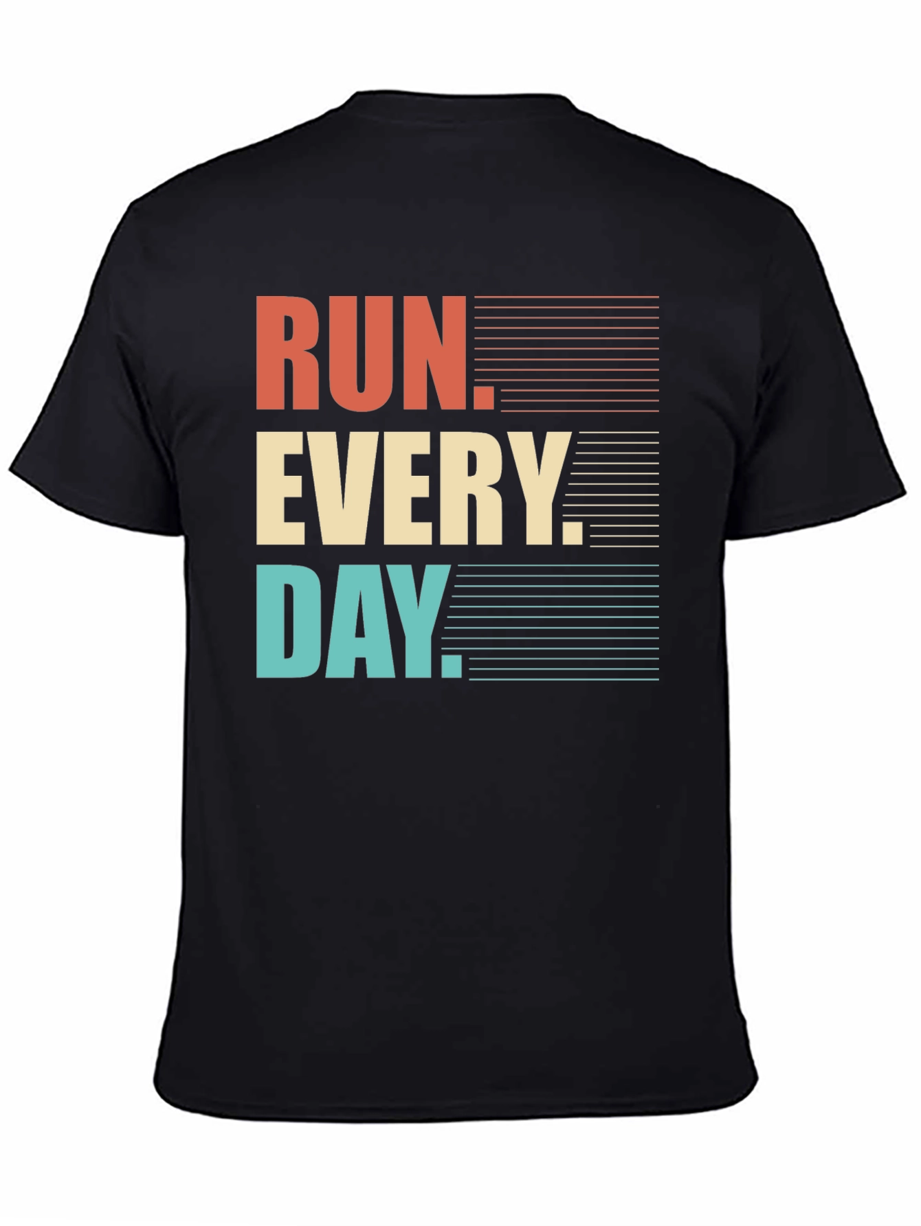 Run Every Day Graphic Tee - Retro Style